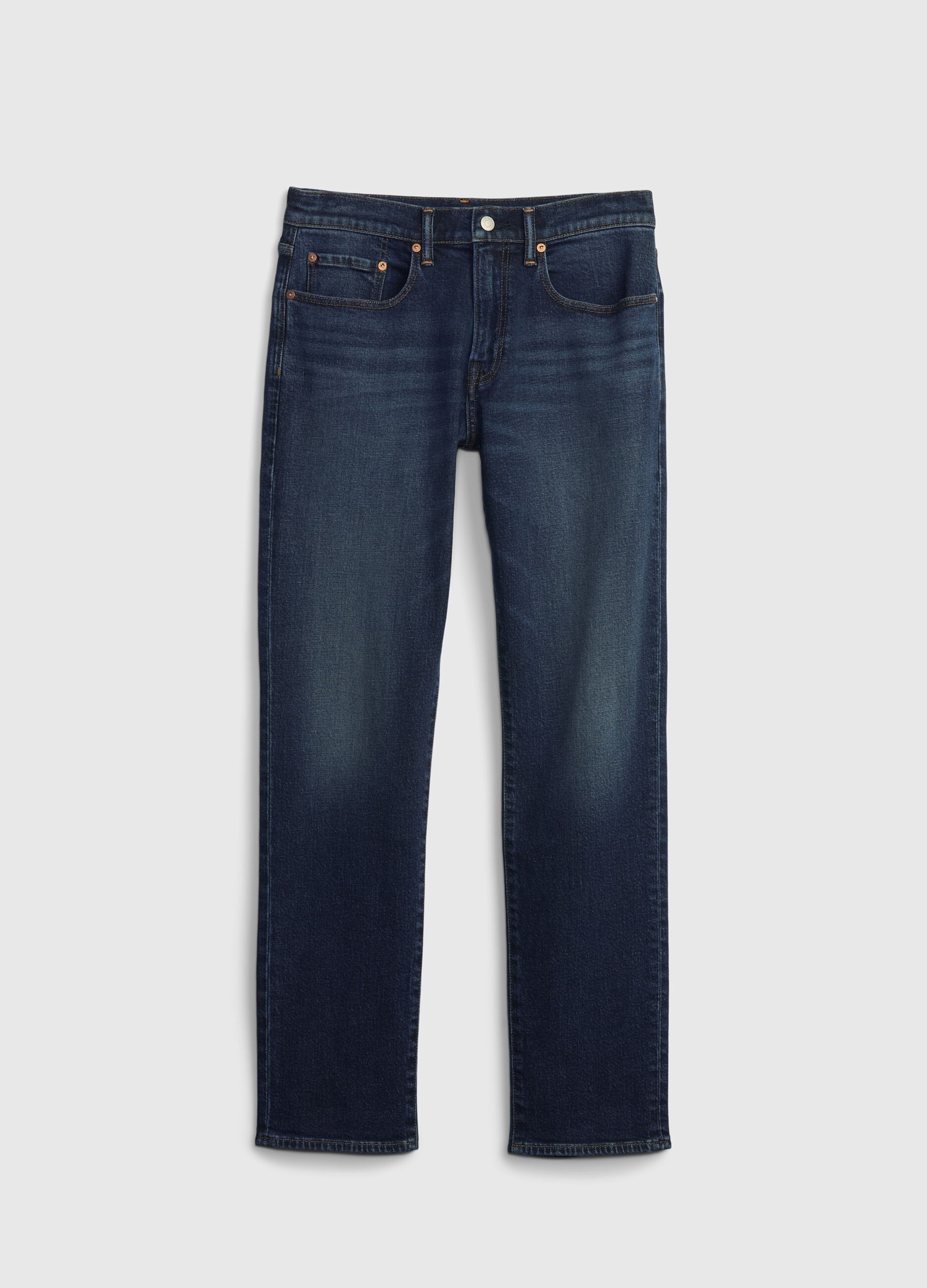 Slim-fit jeans with discolouring_2