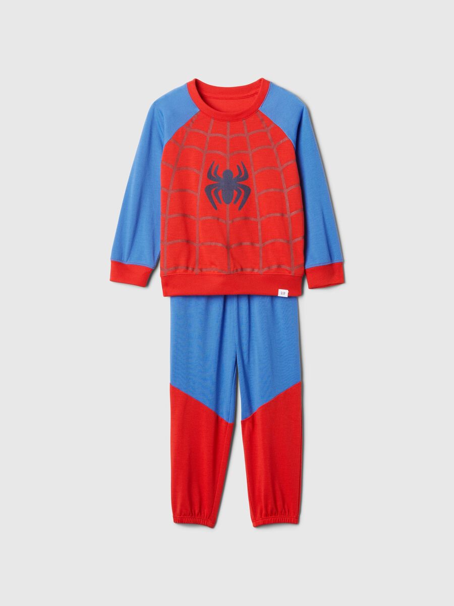 Pigiama lungo bicolore stampa Spider-Man Neonato_0