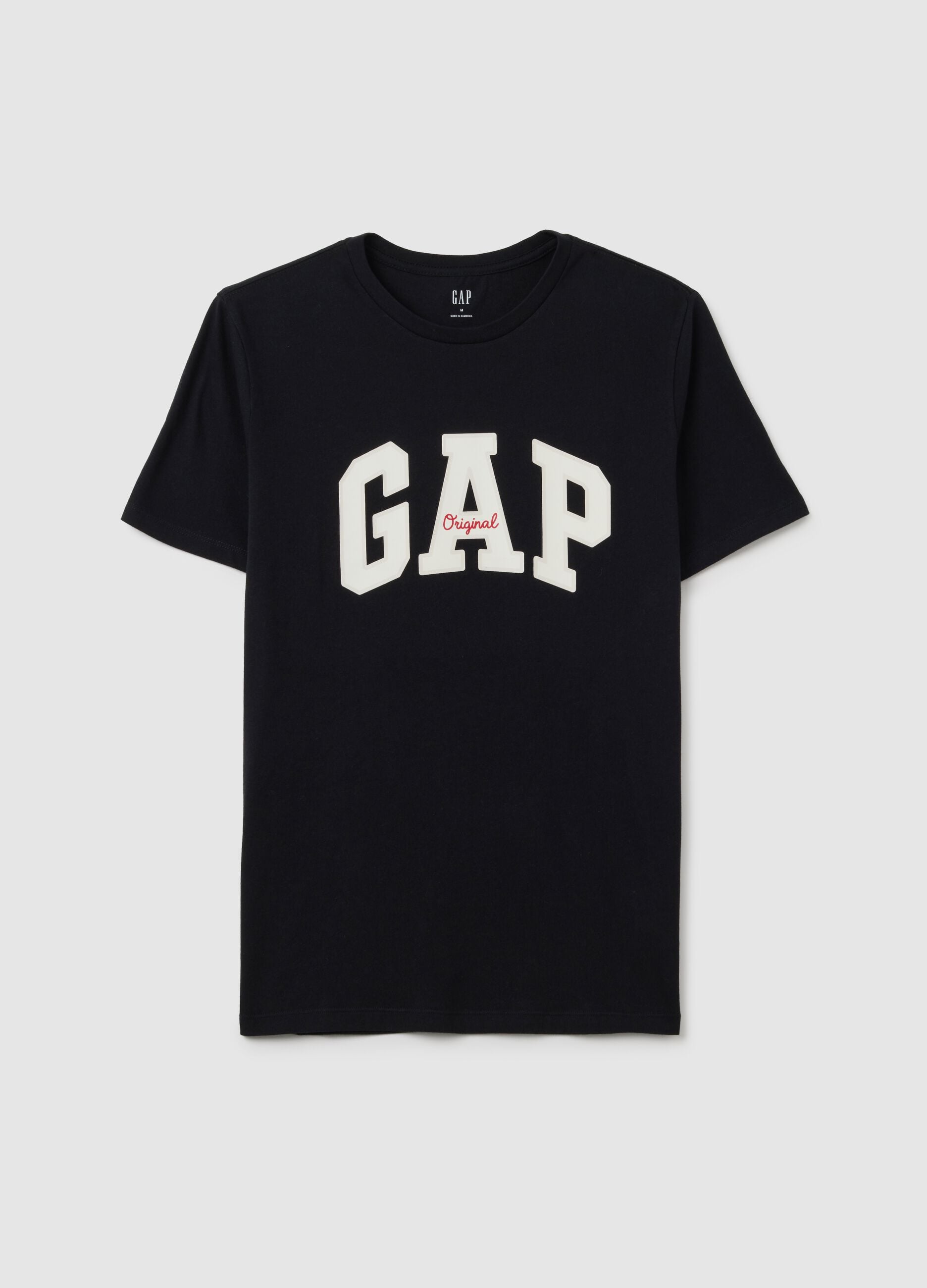 T-shirt with round neck and logo