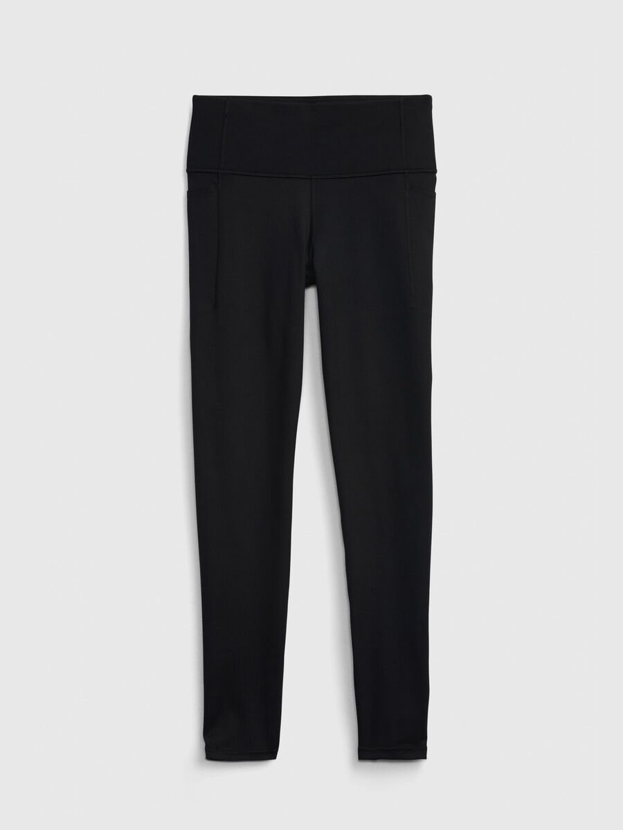 Leggings stretch con tasche Donna_4