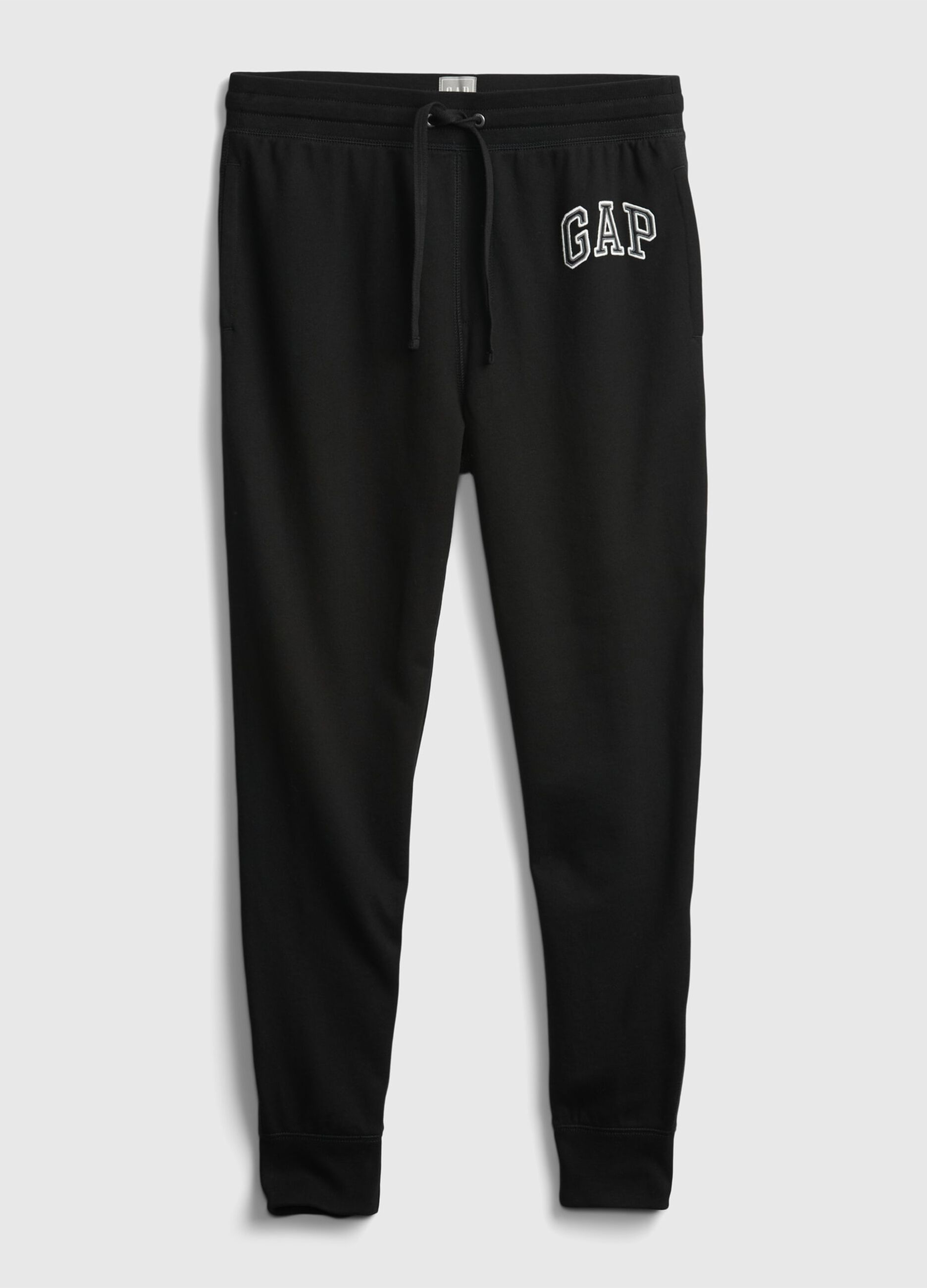 Fleece joggers with logo embroidery_2