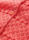 Pink cardigan with openwork design_4