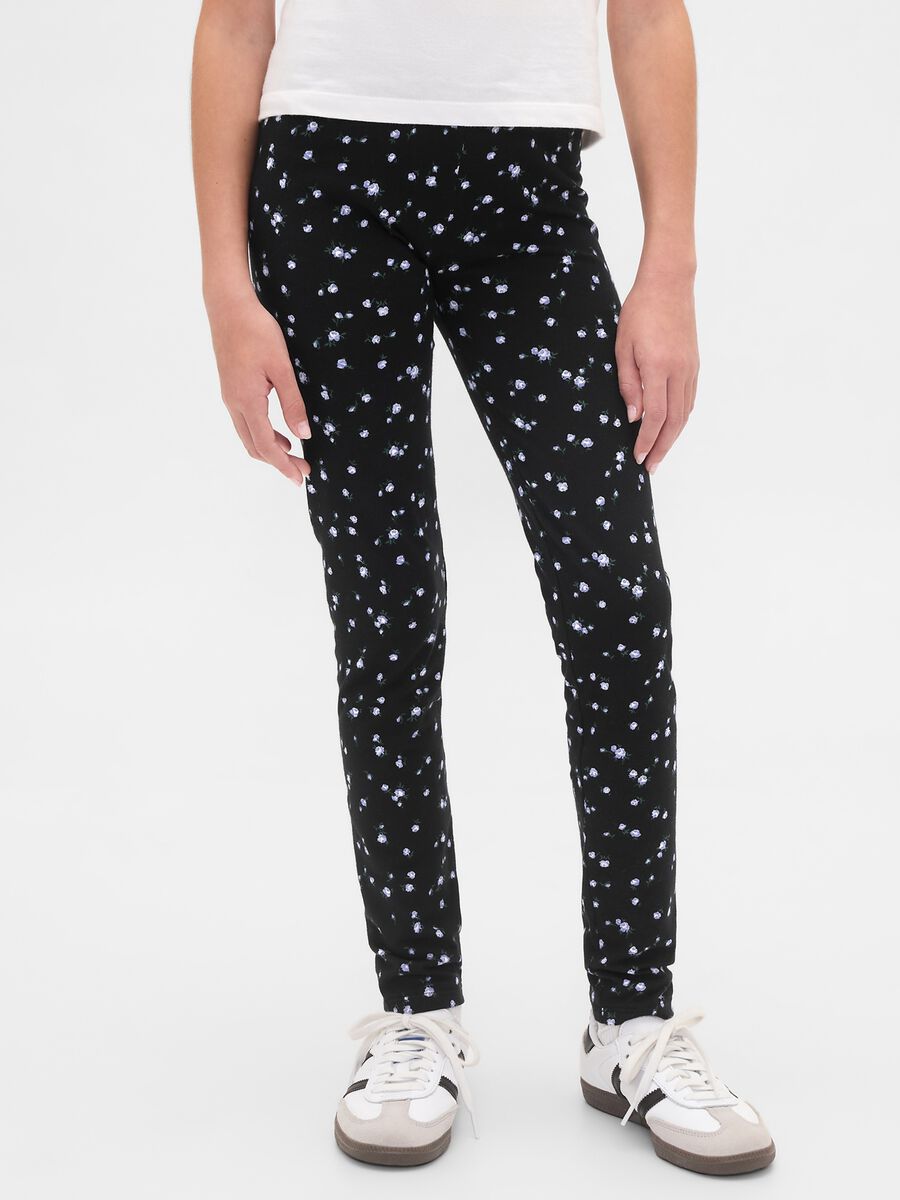 Black Stretch Leggings Girl_1
