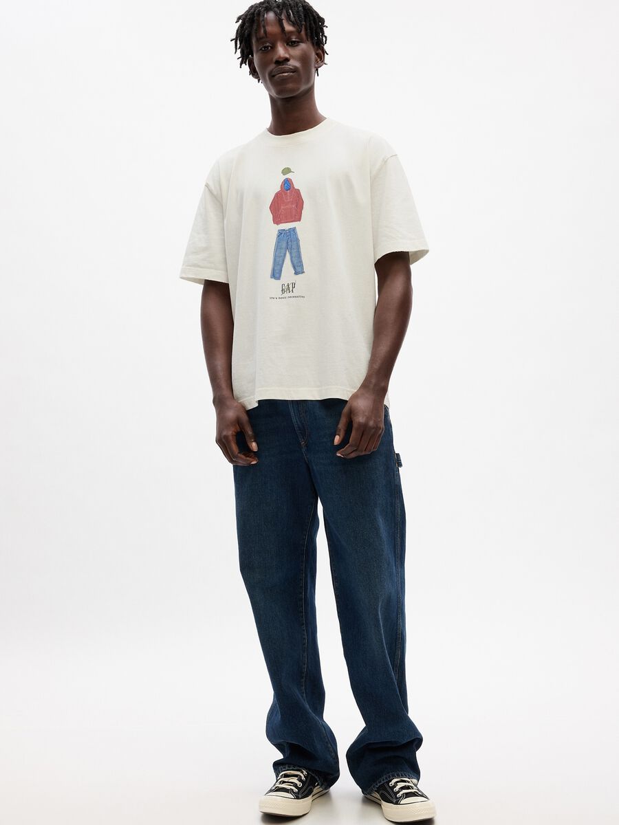 Cotton T-shirt with Sean Wotherspoon print Man_0