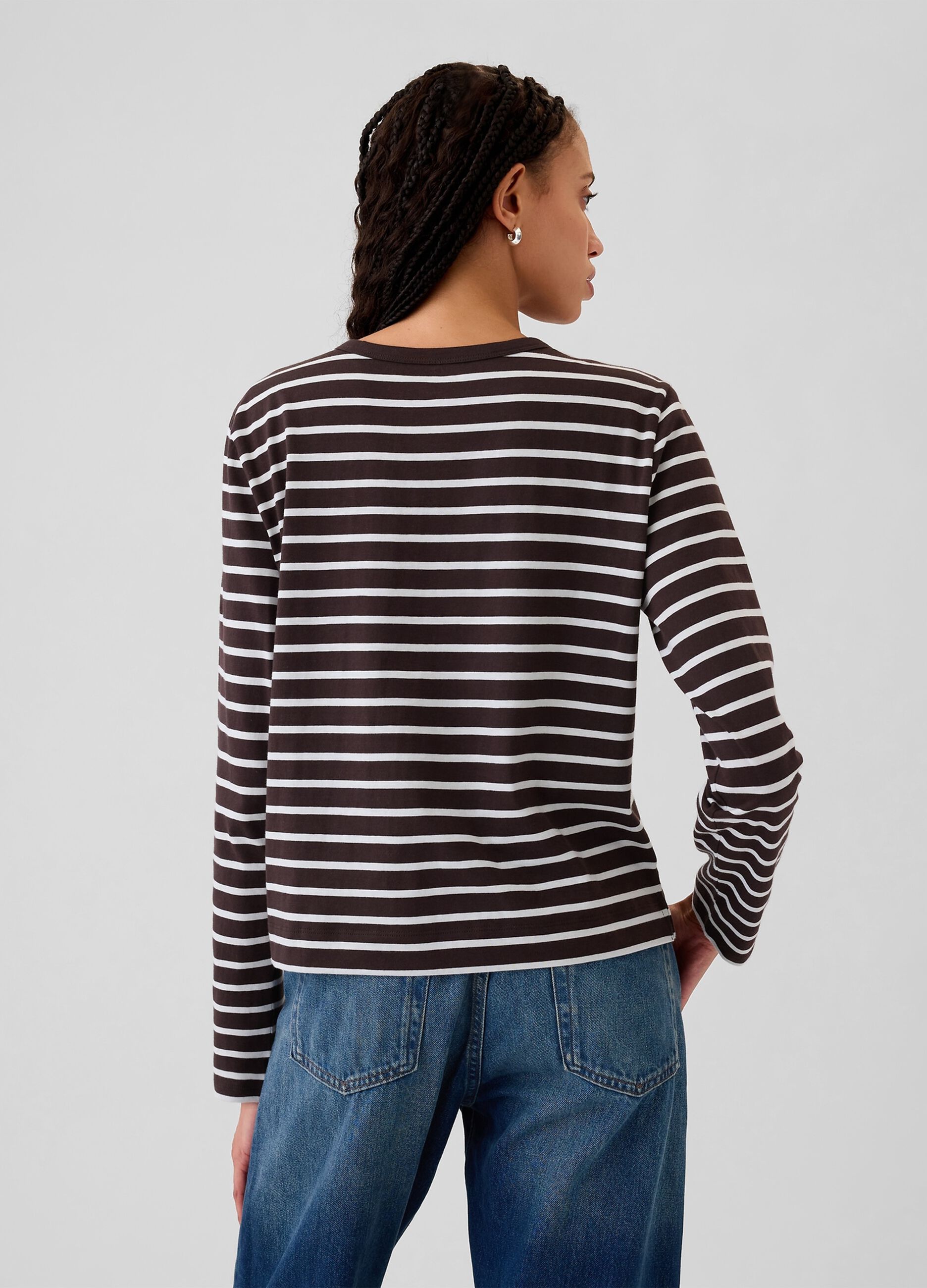 T-shirt a maniche lunghe in cotone_2