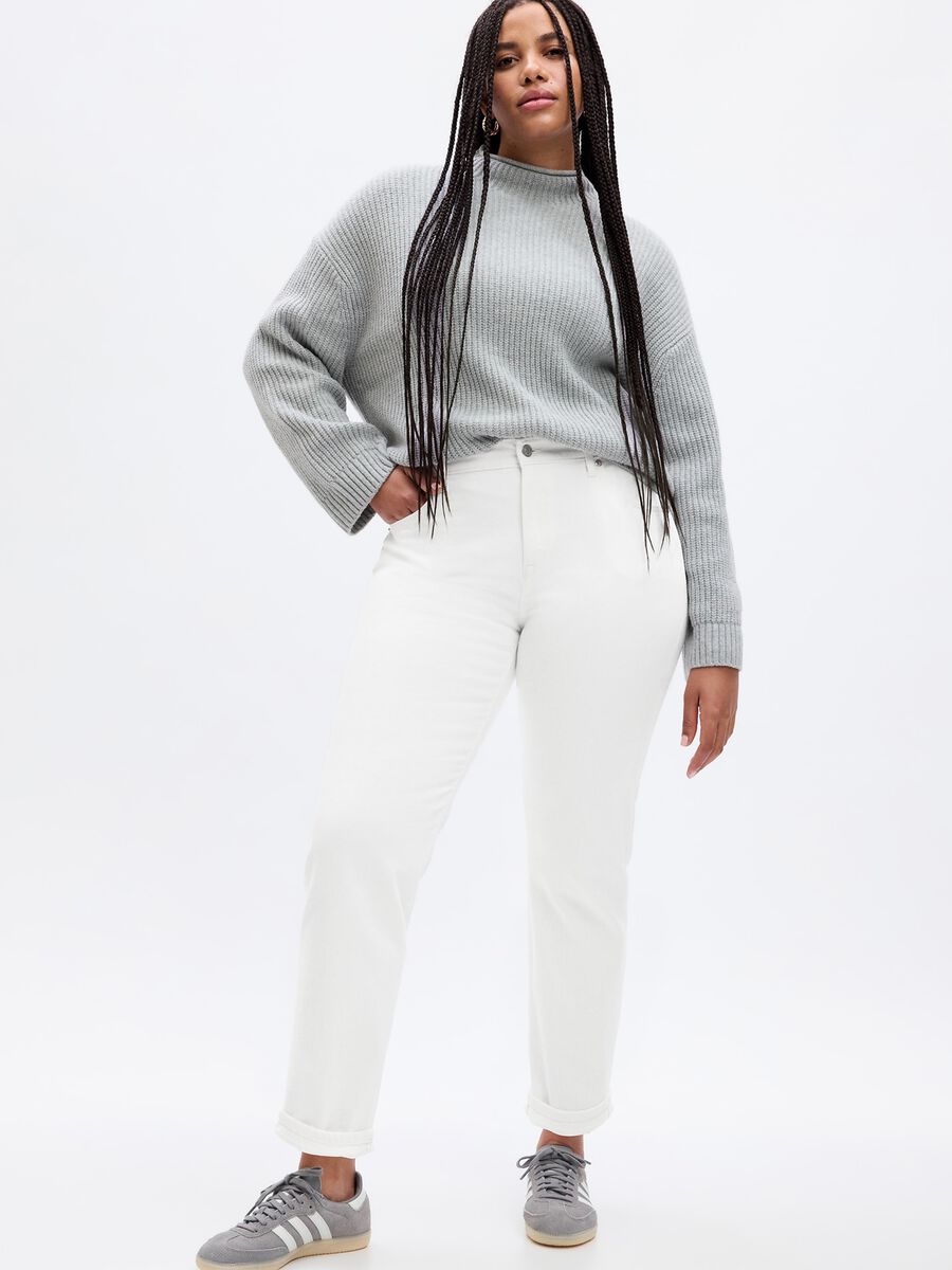 Jeans girlfriend fit a vita media Donna_2
