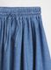 Blue Cotton Skirt_2