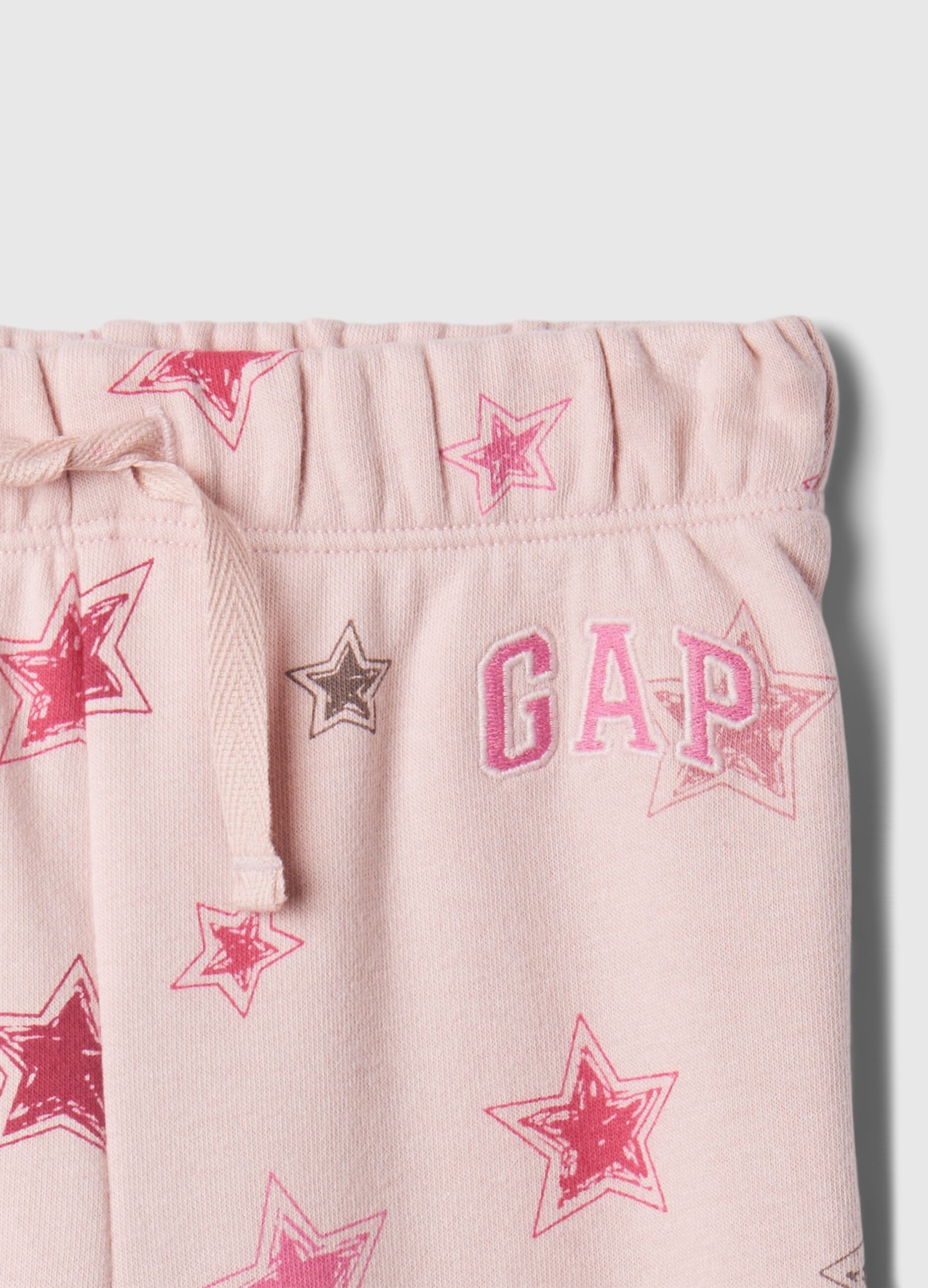 Joggers con coulisse e stampa stelle _2
