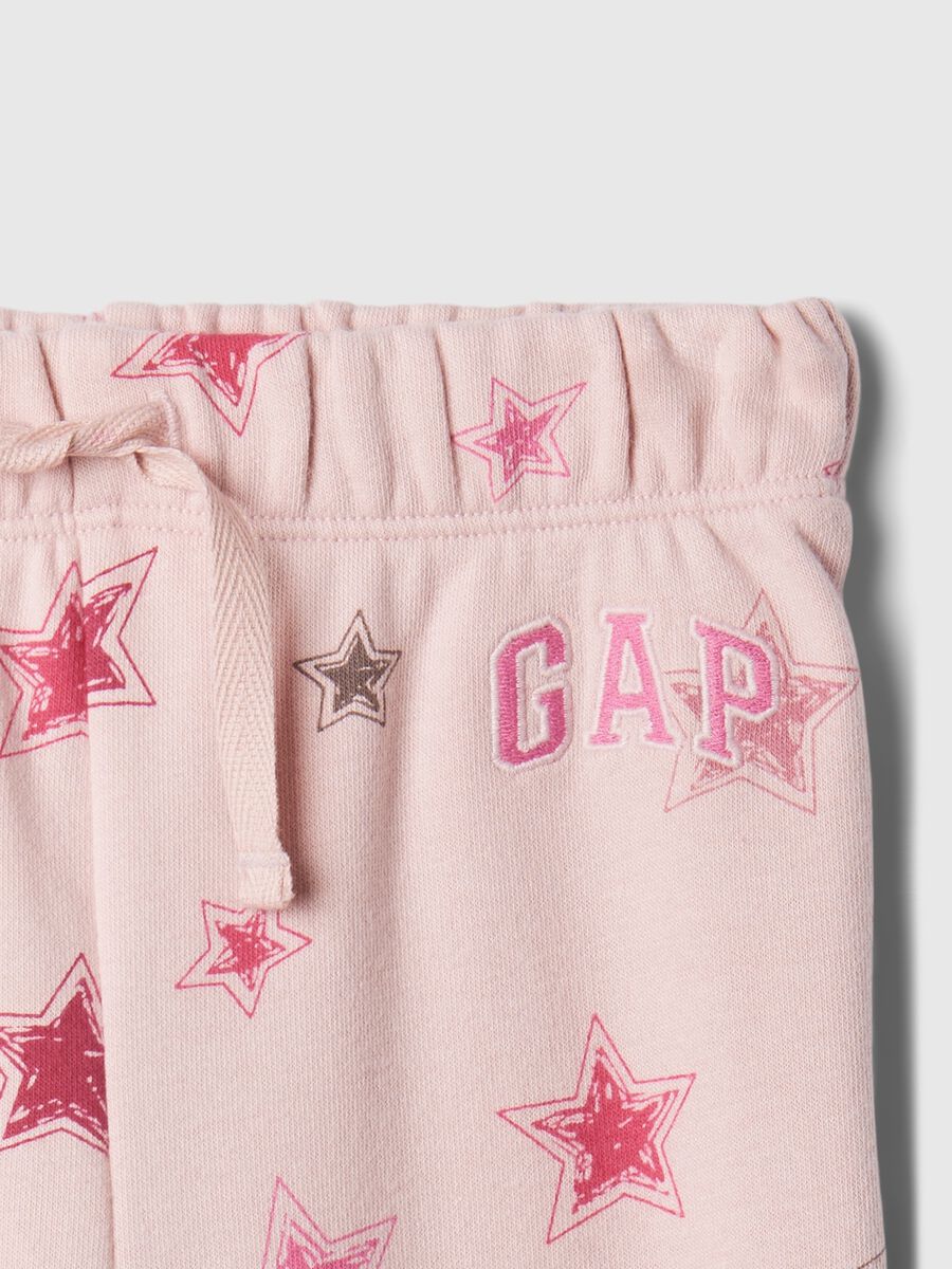 Joggers con coulisse e stampa stelle  Bimba_2
