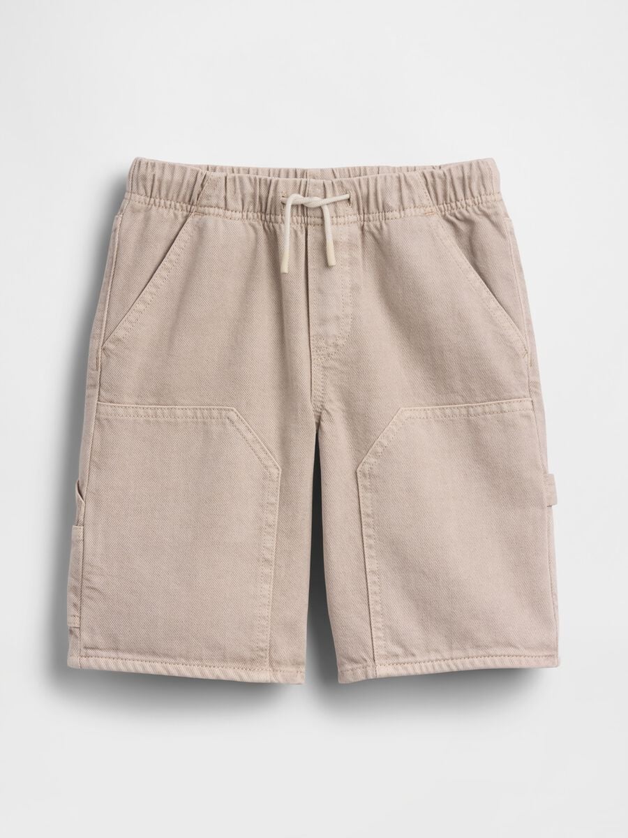 Shorts cargo in puro cotone Bambino_3