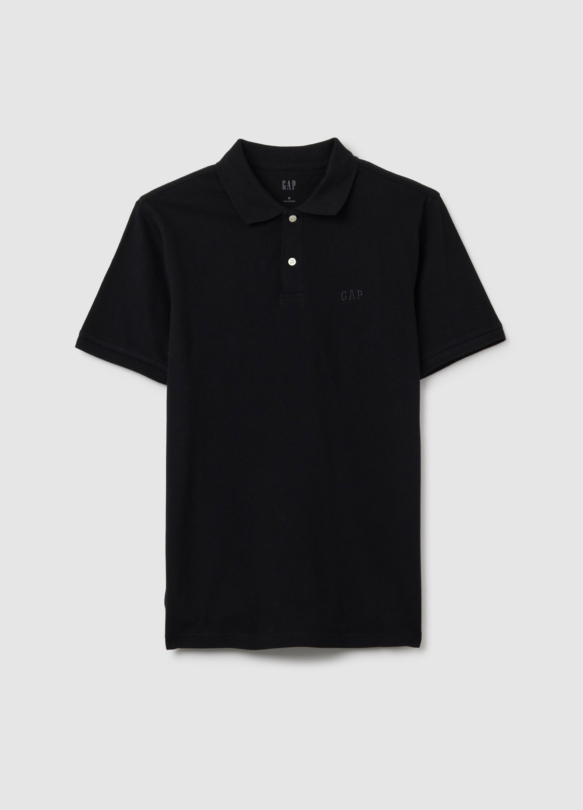 Polo in piquet con ricamo logo_1