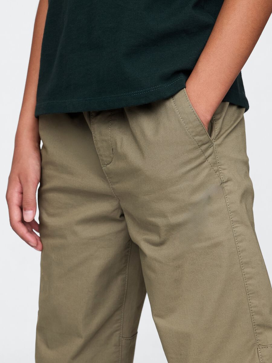 Pantaloni beige elasticizzati per bambino Boy_3