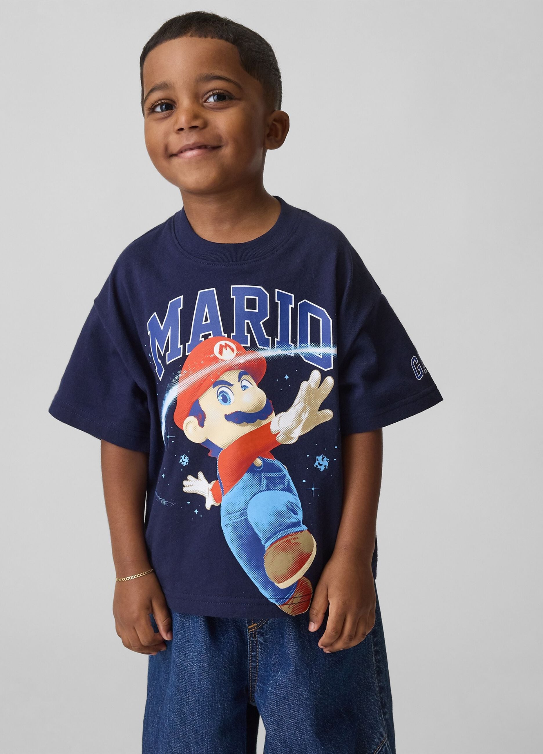 T-shirt Super Mario Nintendo a maniche corte in puro cotone