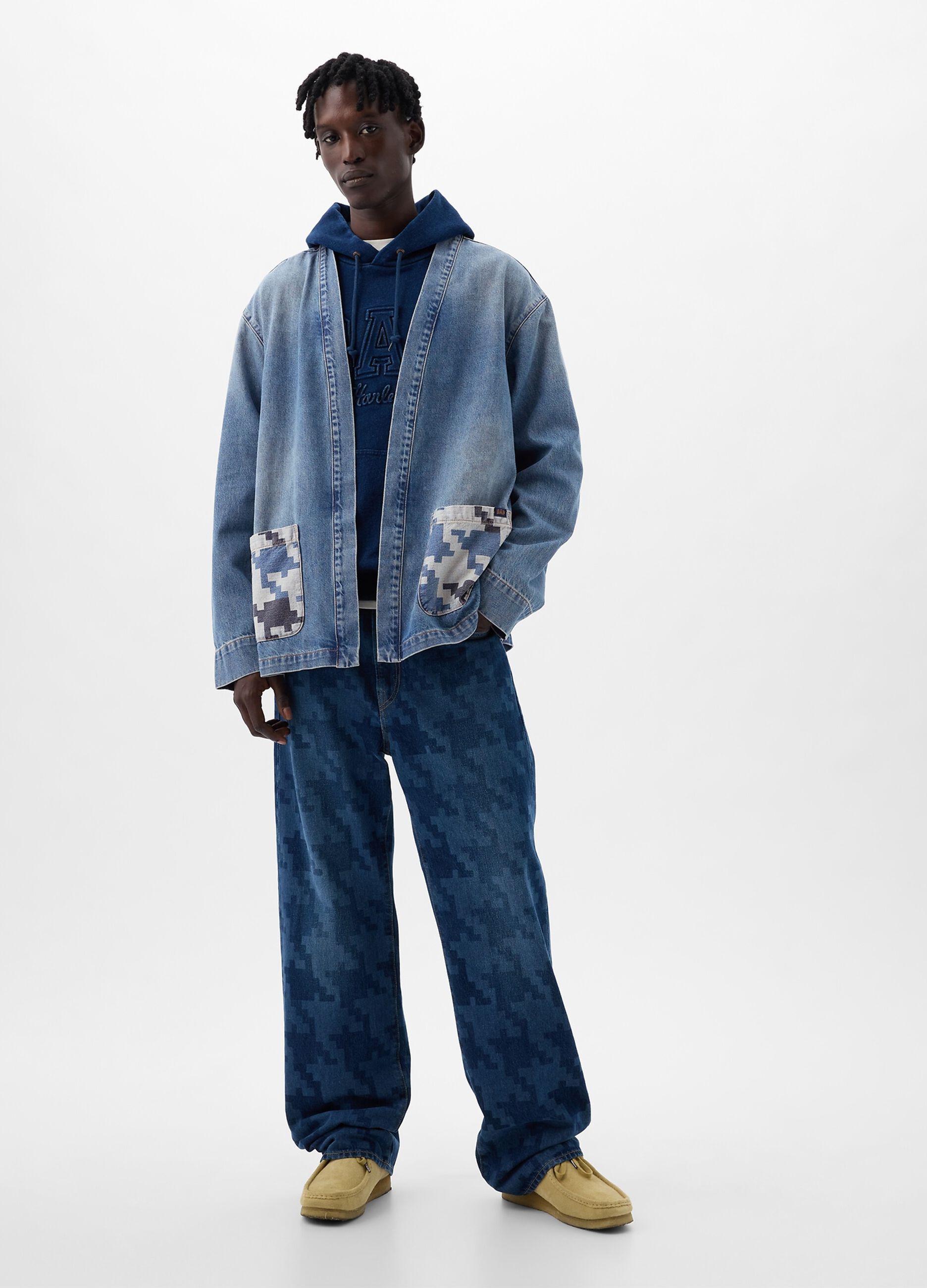 DAP x GAP Kimono in denim di cotone bio_1