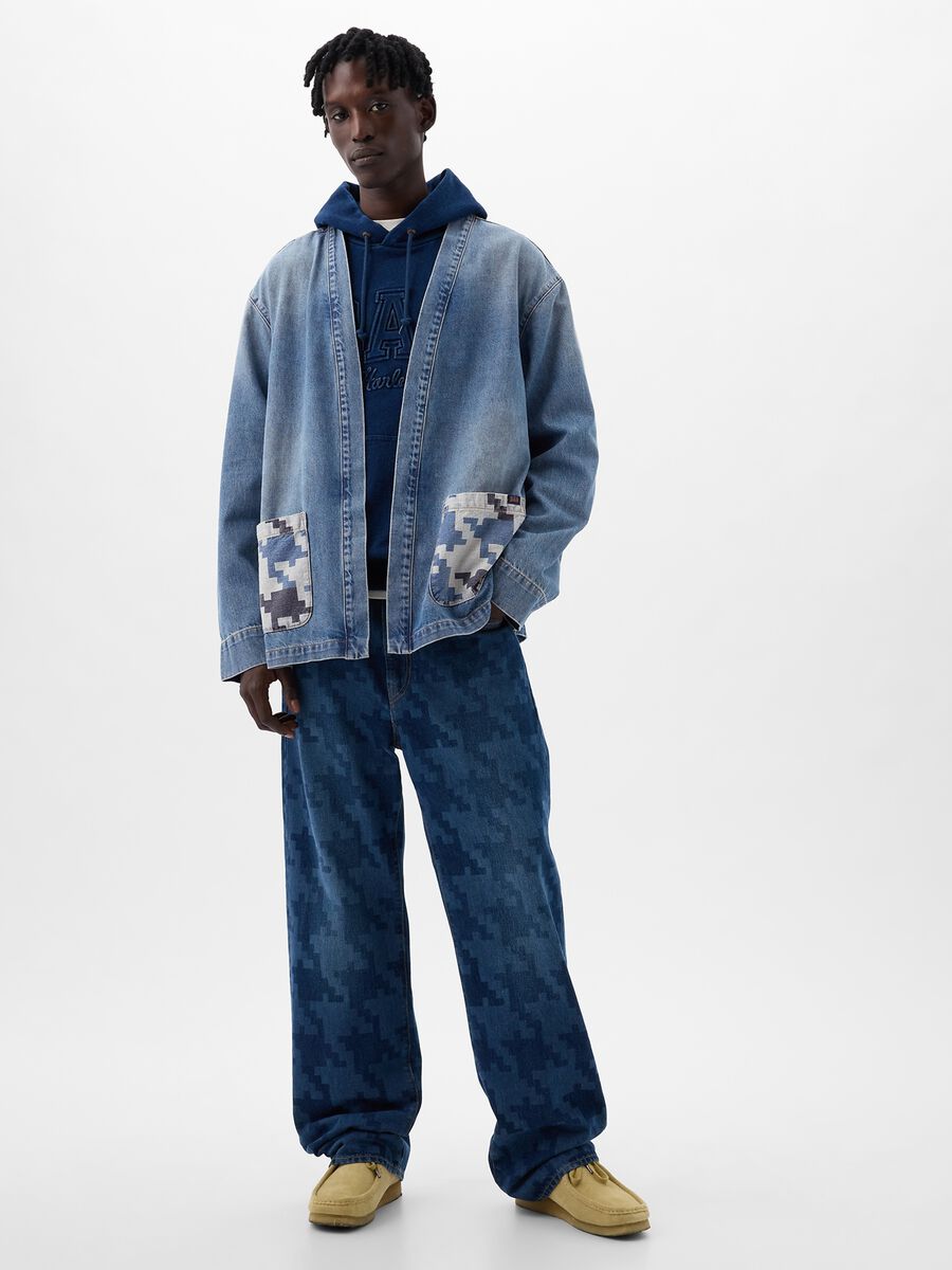 DAP x GAP kimono in organic cotton denim Unisex_1