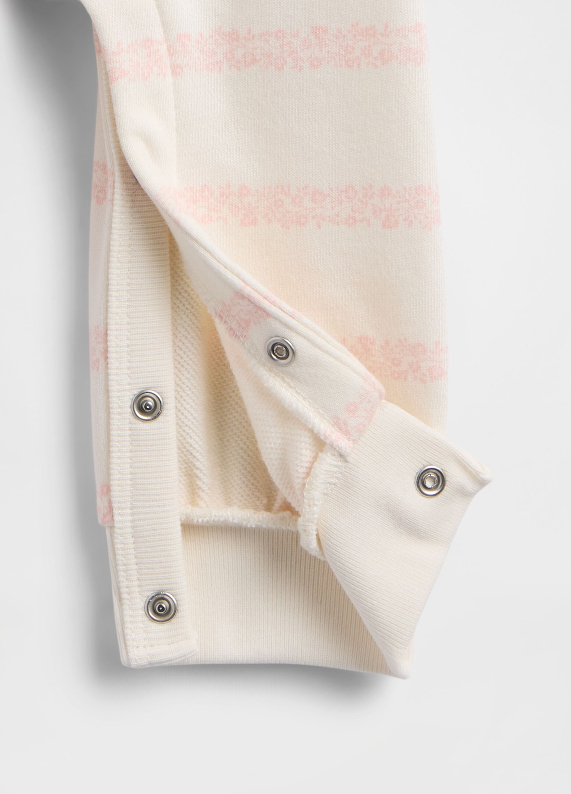 Tutina rosa in cotone per neonato unisex_3