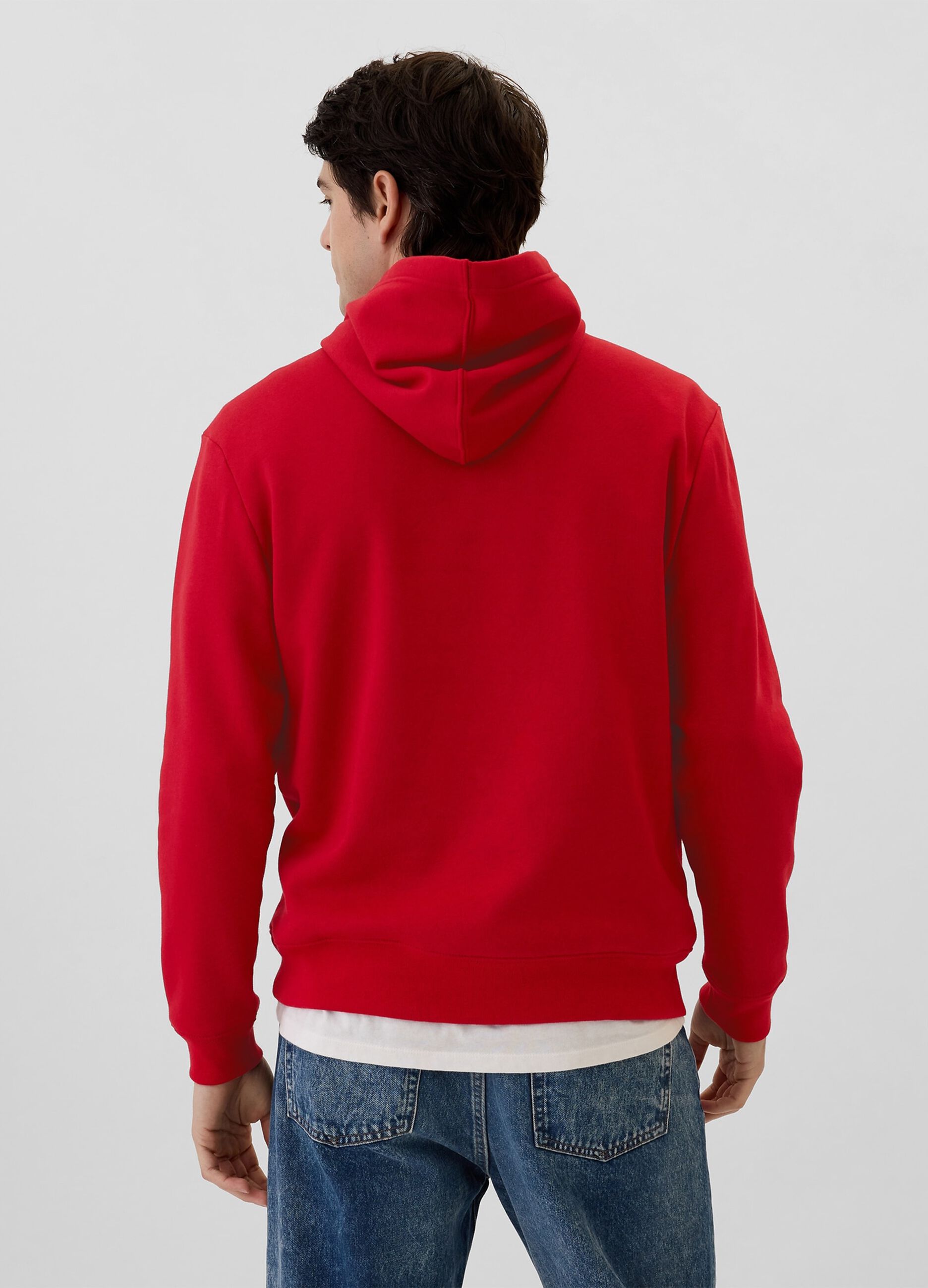 Felpa con logo GAP e cappuccio in misto cotone 