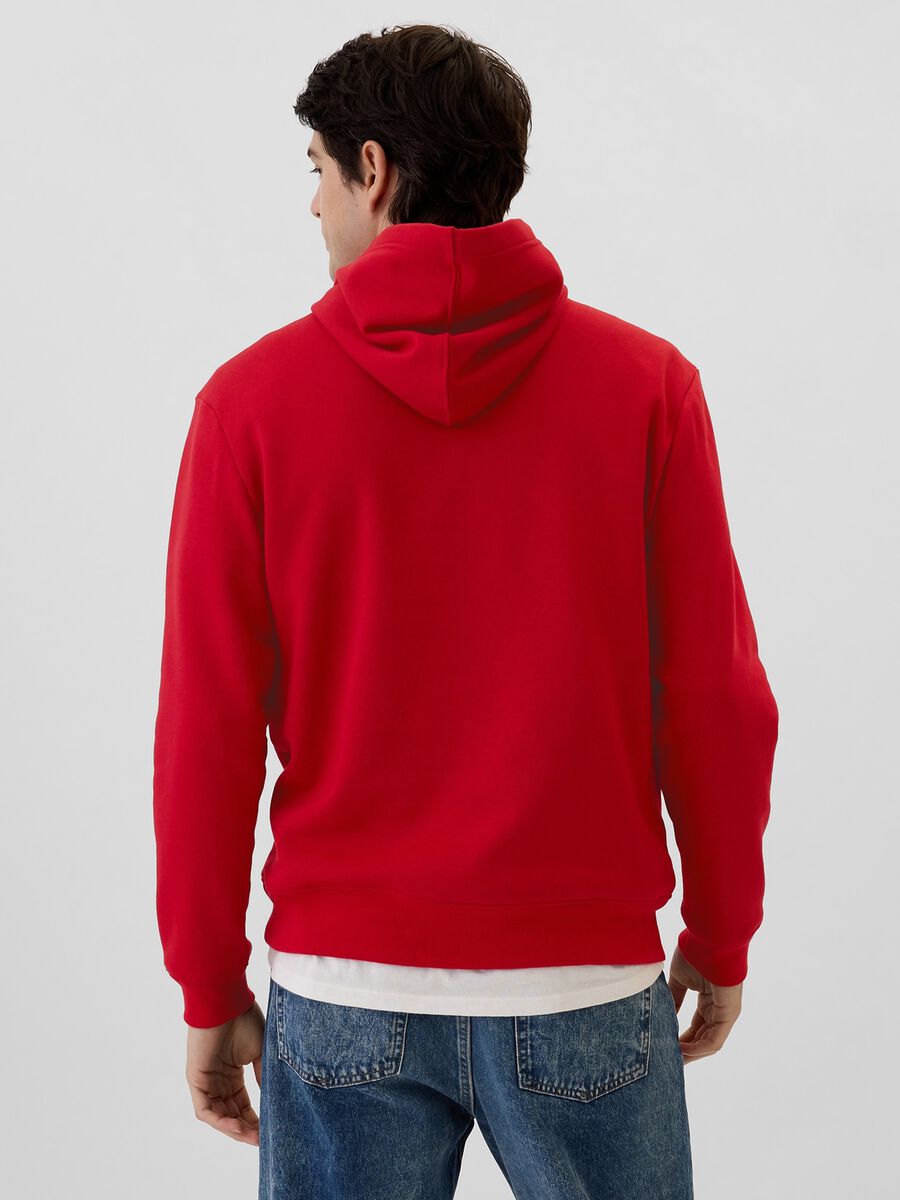 Felpa con logo GAP e cappuccio in misto cotone  Uomo_1