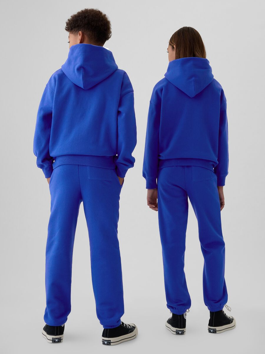 Felpa con cappuccio stampa logo Athletics Unisex_1