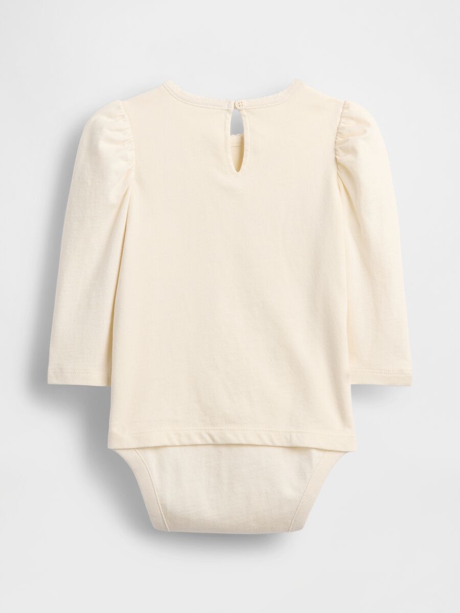 Body bianco in cotone Neonato_1