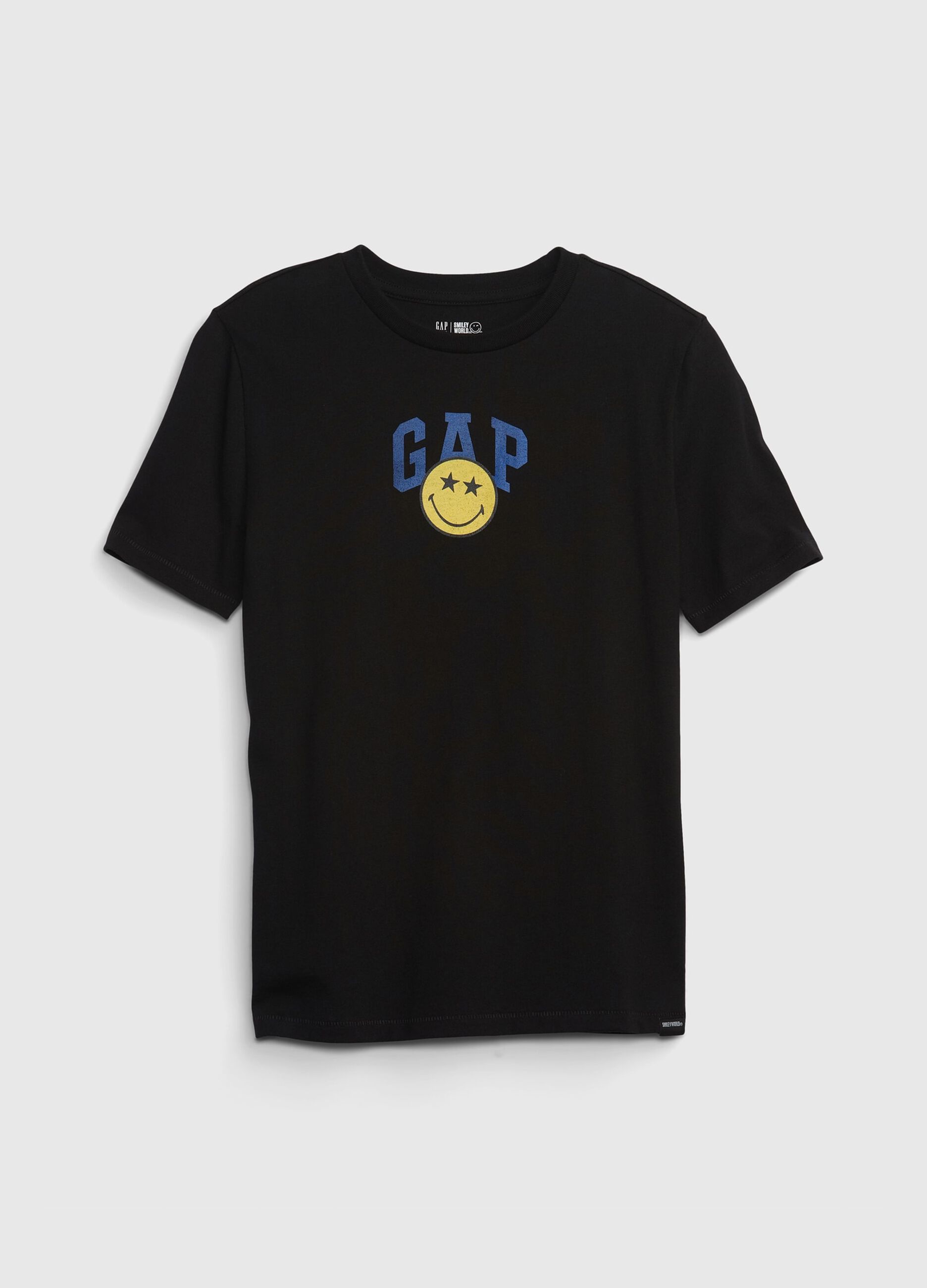 T-shirt con stampa logo e Smiley®