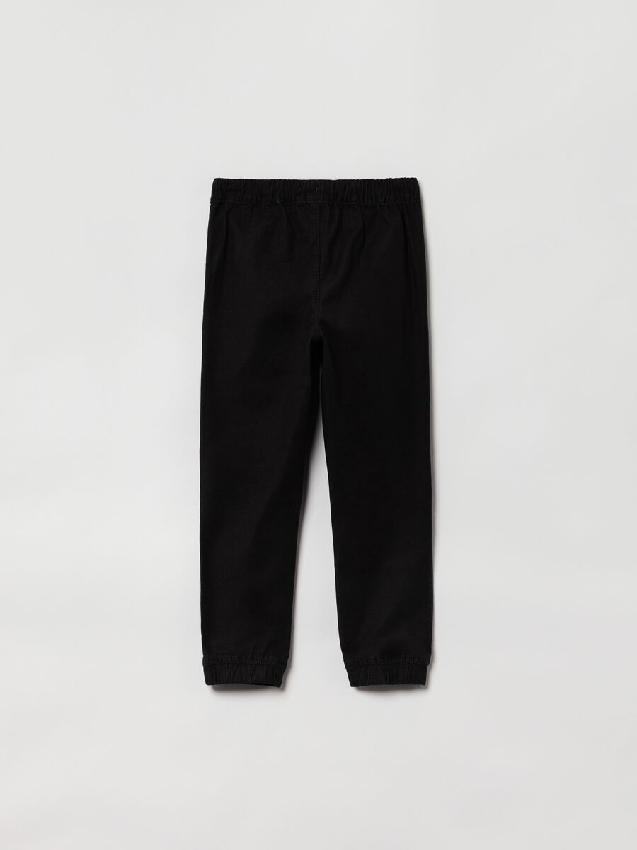 Pantalone jogger con coulisse Bambino_1