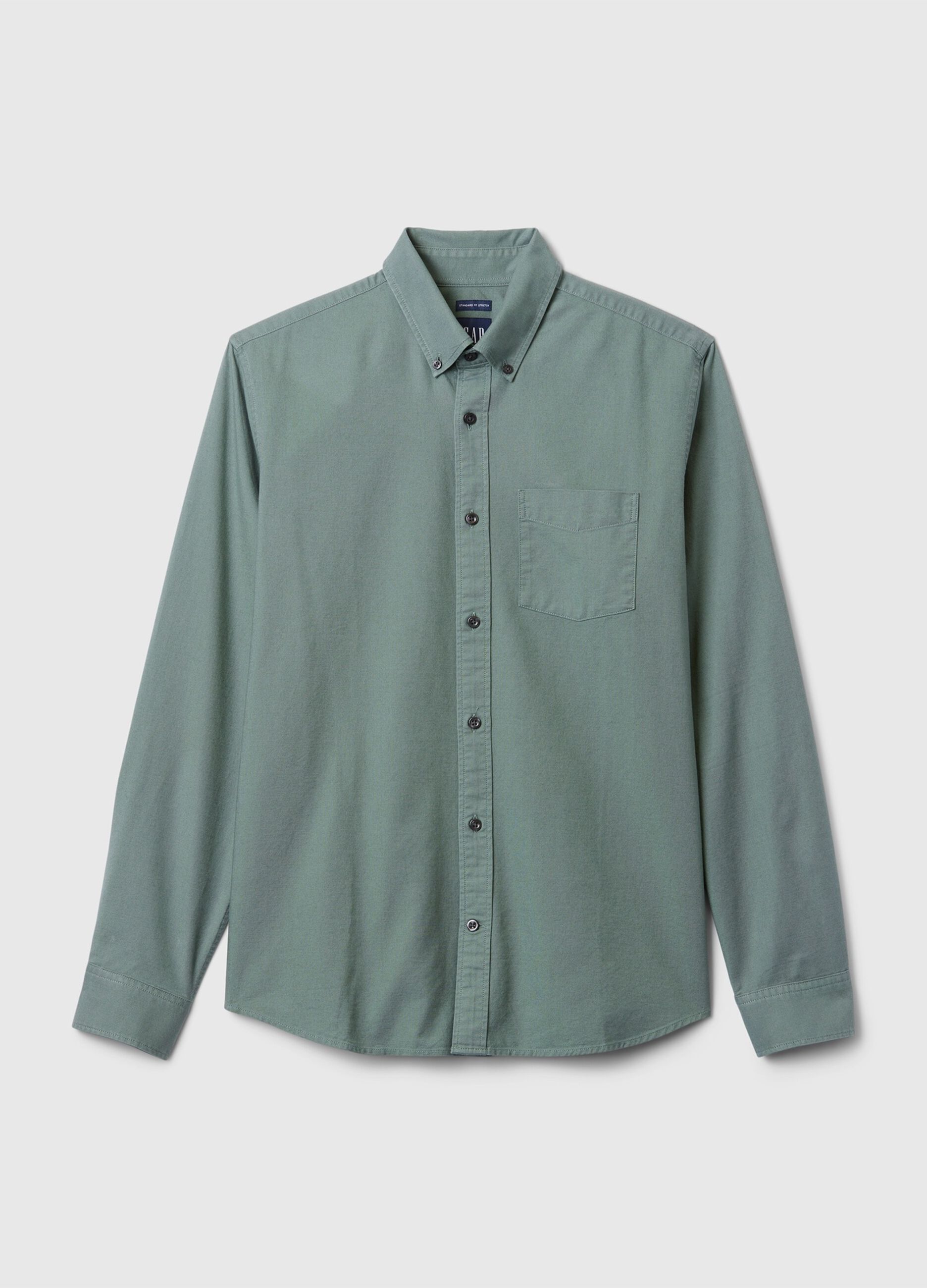 Camicia regular fit in cotone oxford_3