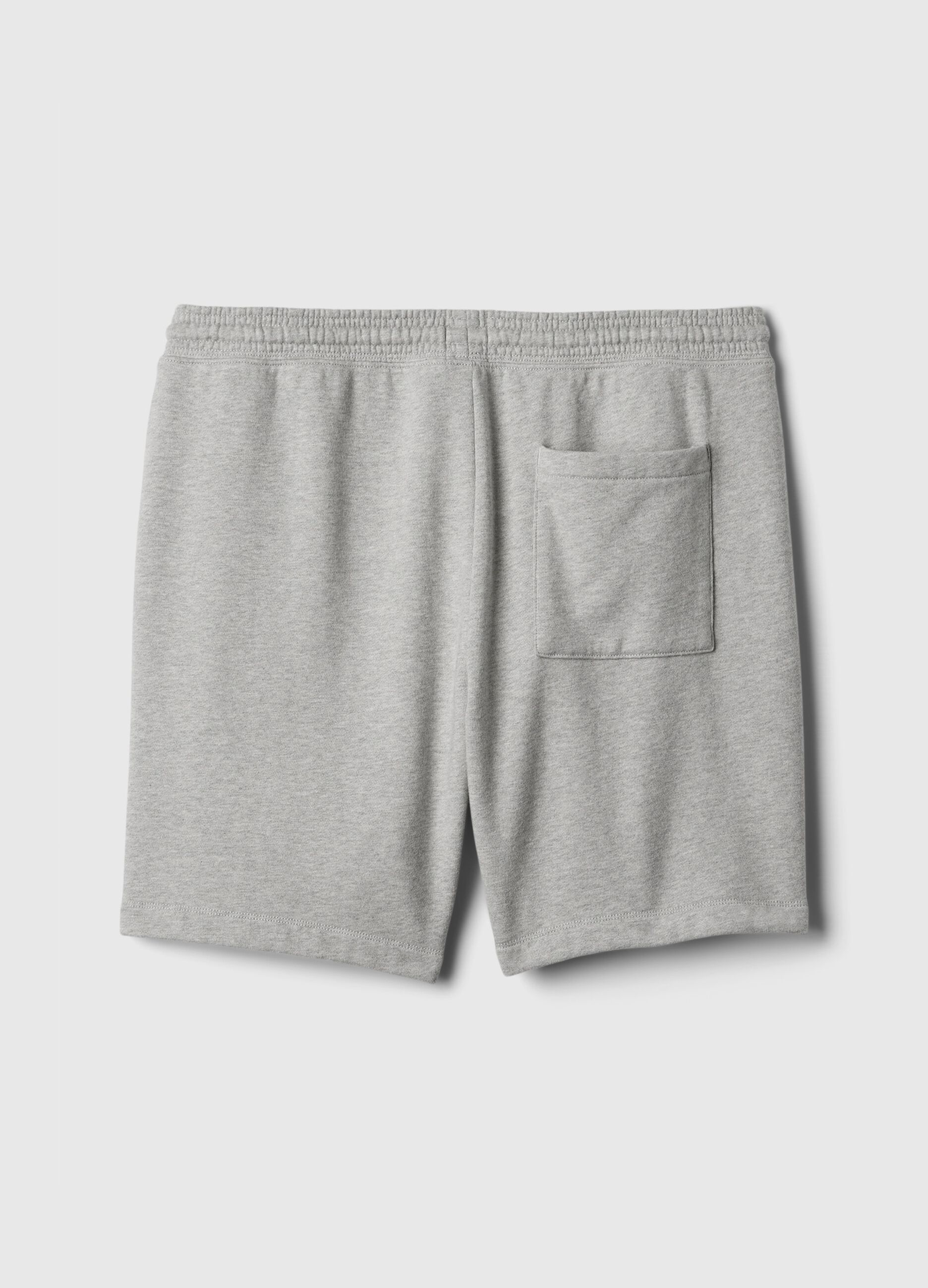 Bermuda joggers in fleece with drawstring_5