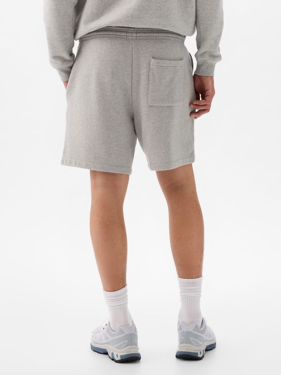 Bermuda jogger in felpa con coulisse Uomo_3