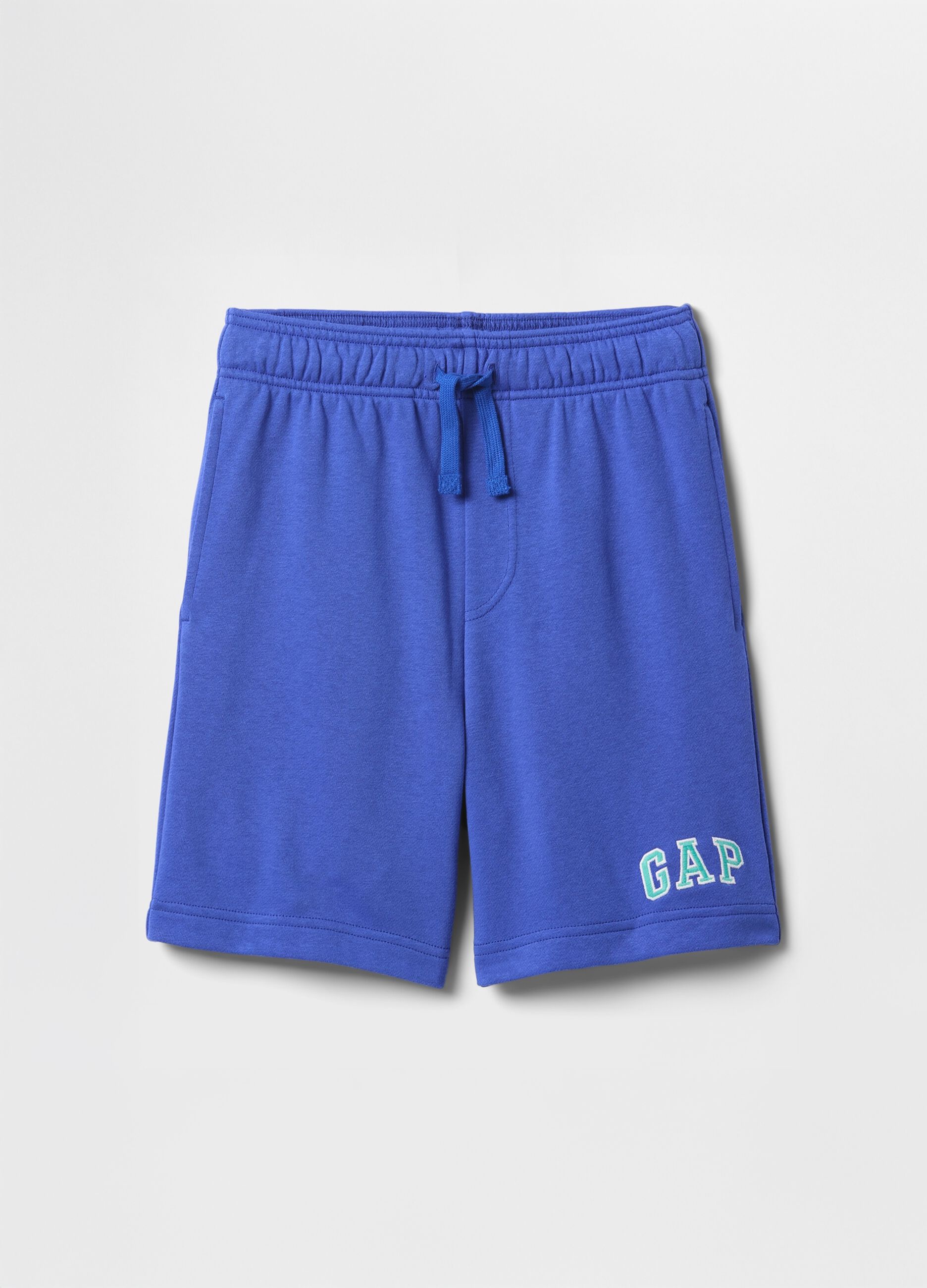 Shorts blu in misto cotone GAP Kids_4