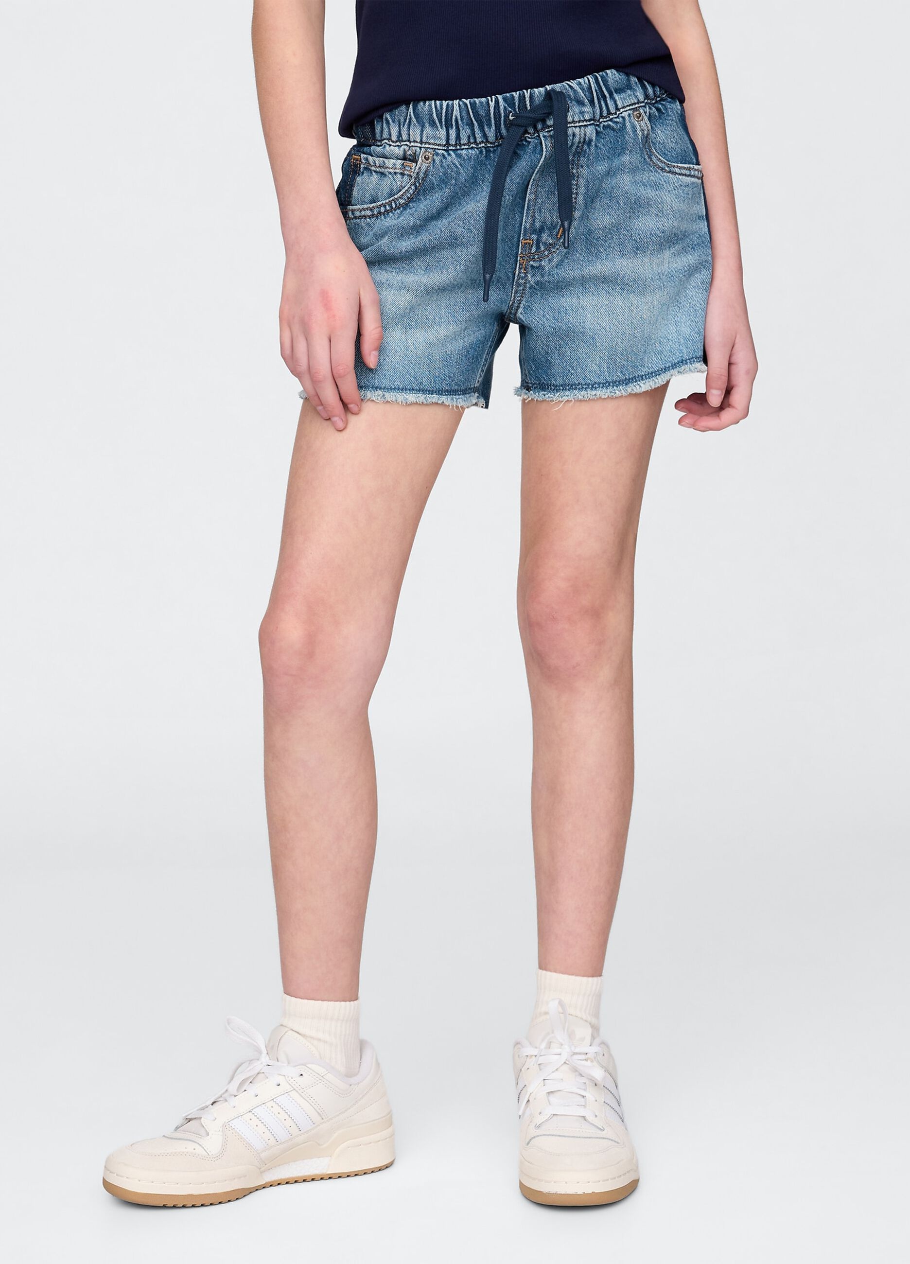Shorts in denim da bambina_1