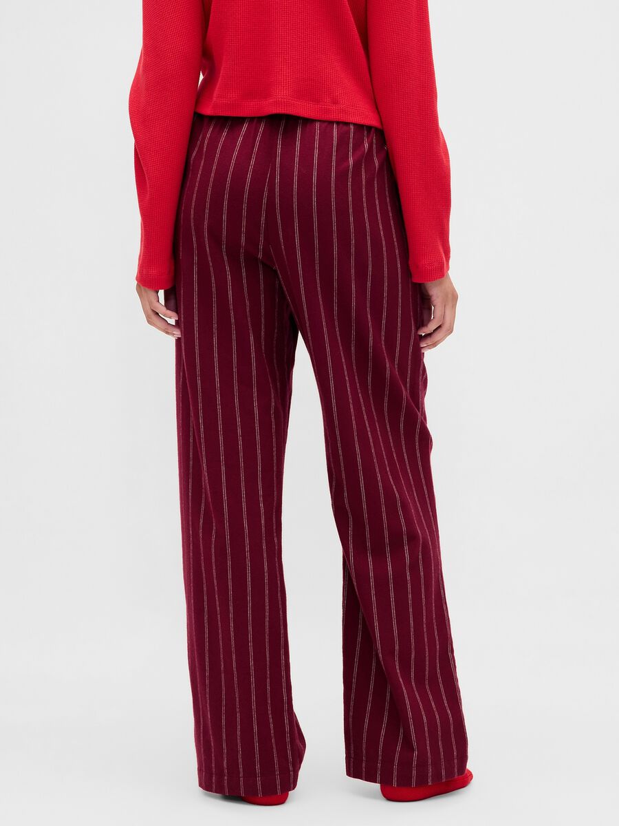 Red Cotton Pyjamas Woman_1