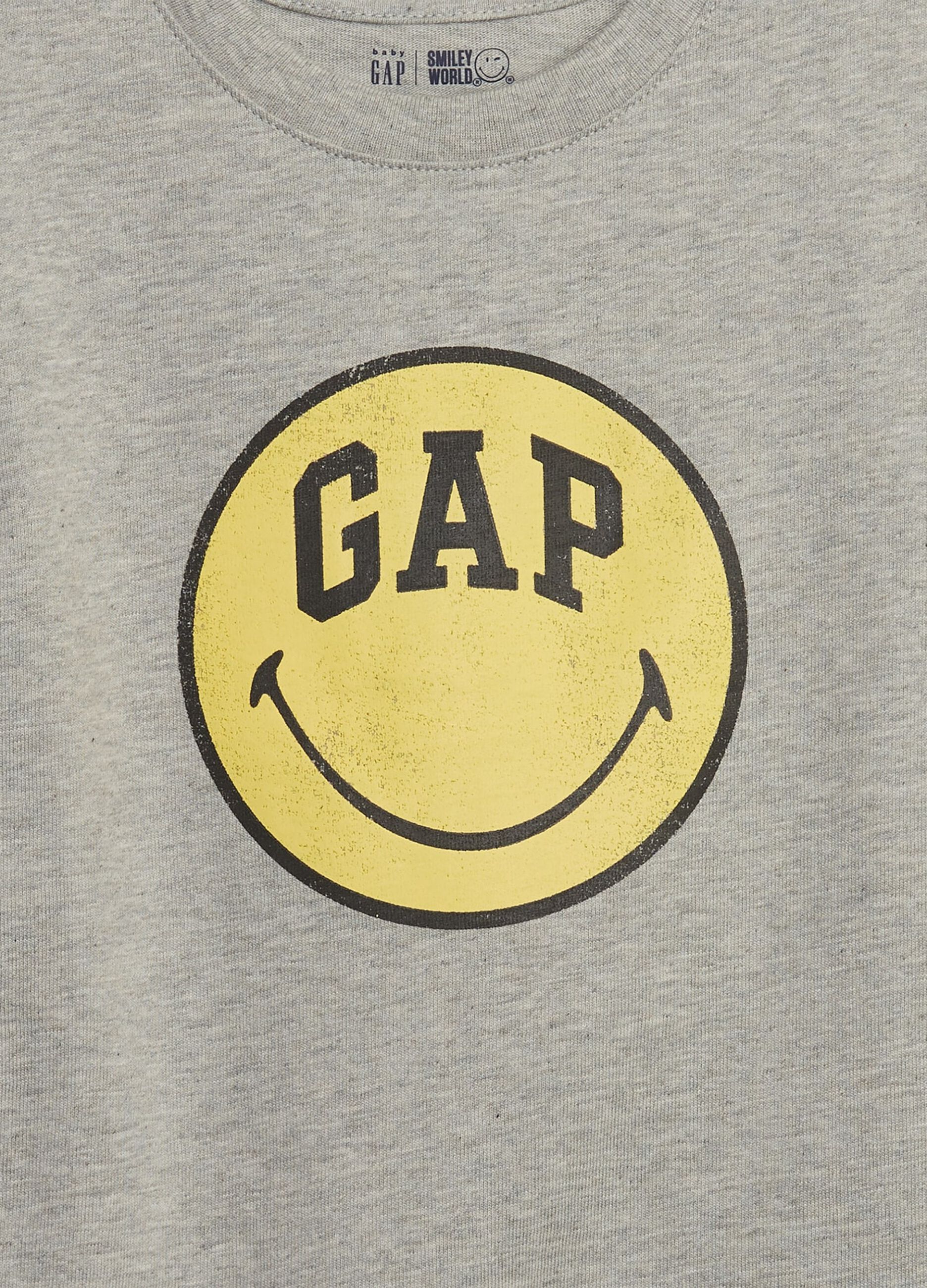 T-shirt con stampa Smiley® e logo_2