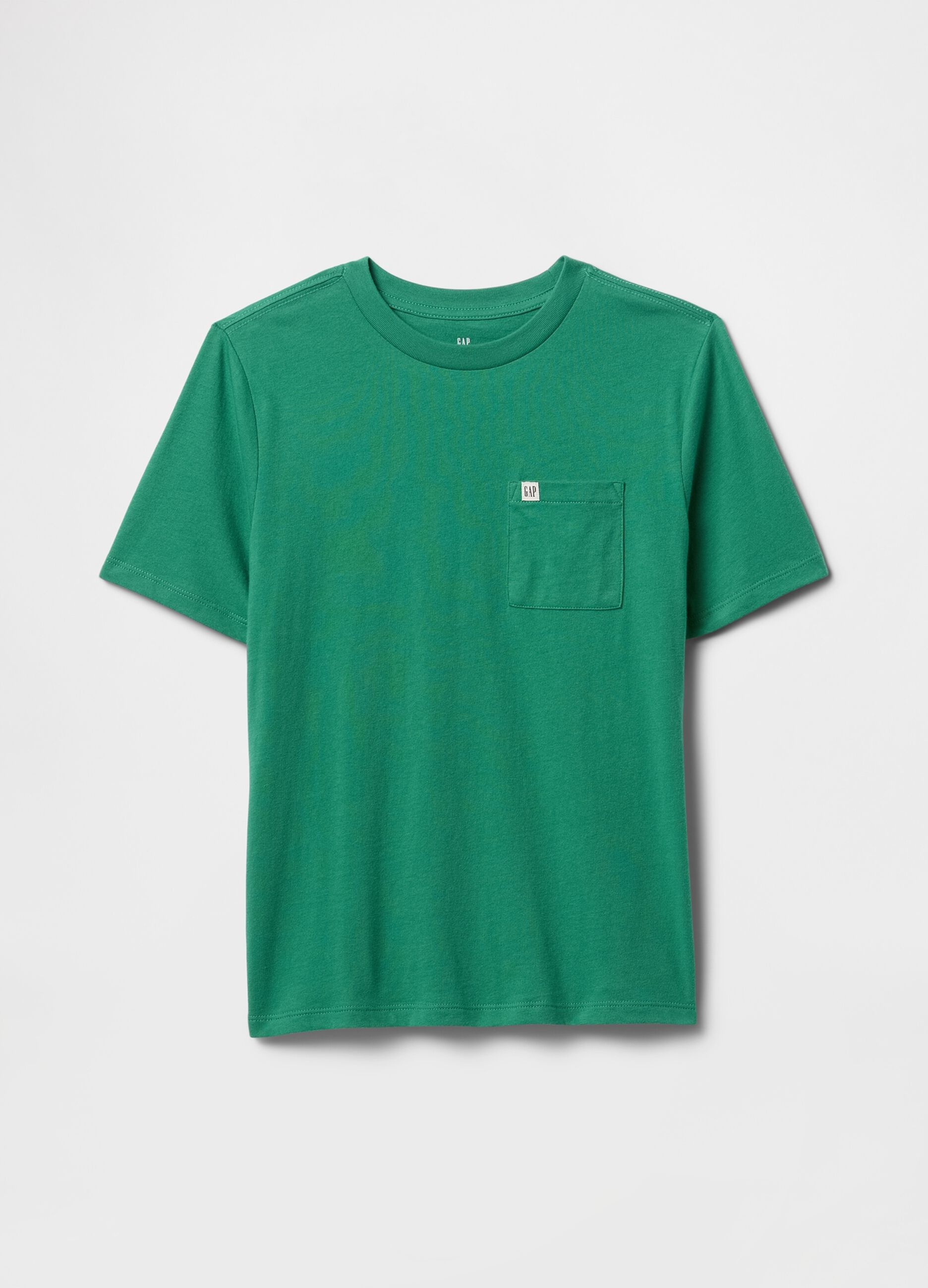 T-shirt verde a maniche corte in cotone per ragazzi GAP Kids