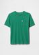 Green short sleeve cotton t-shirt for boys GAP Kids_0