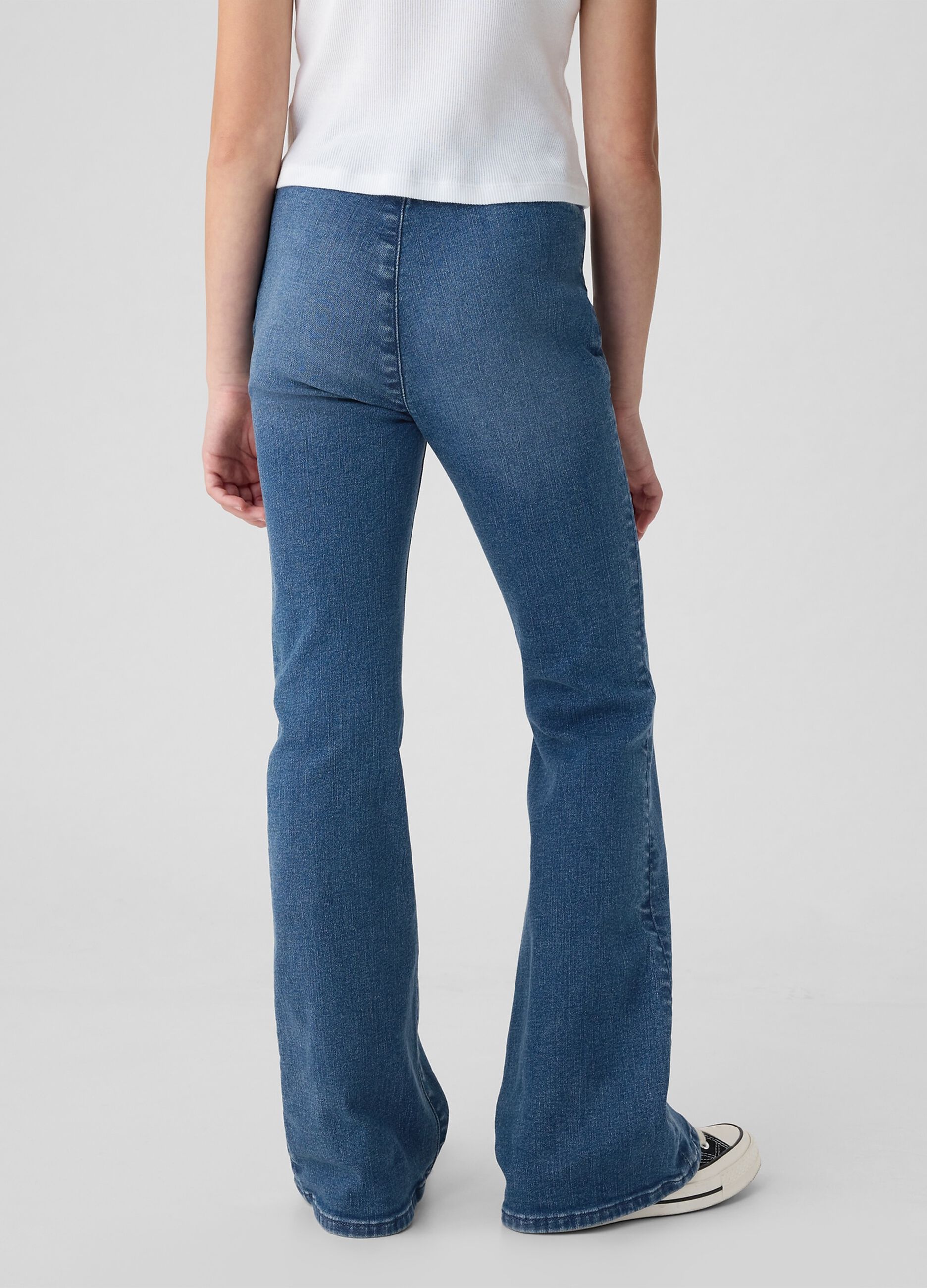 Pantaloni denim elasticizzati per bambina_2