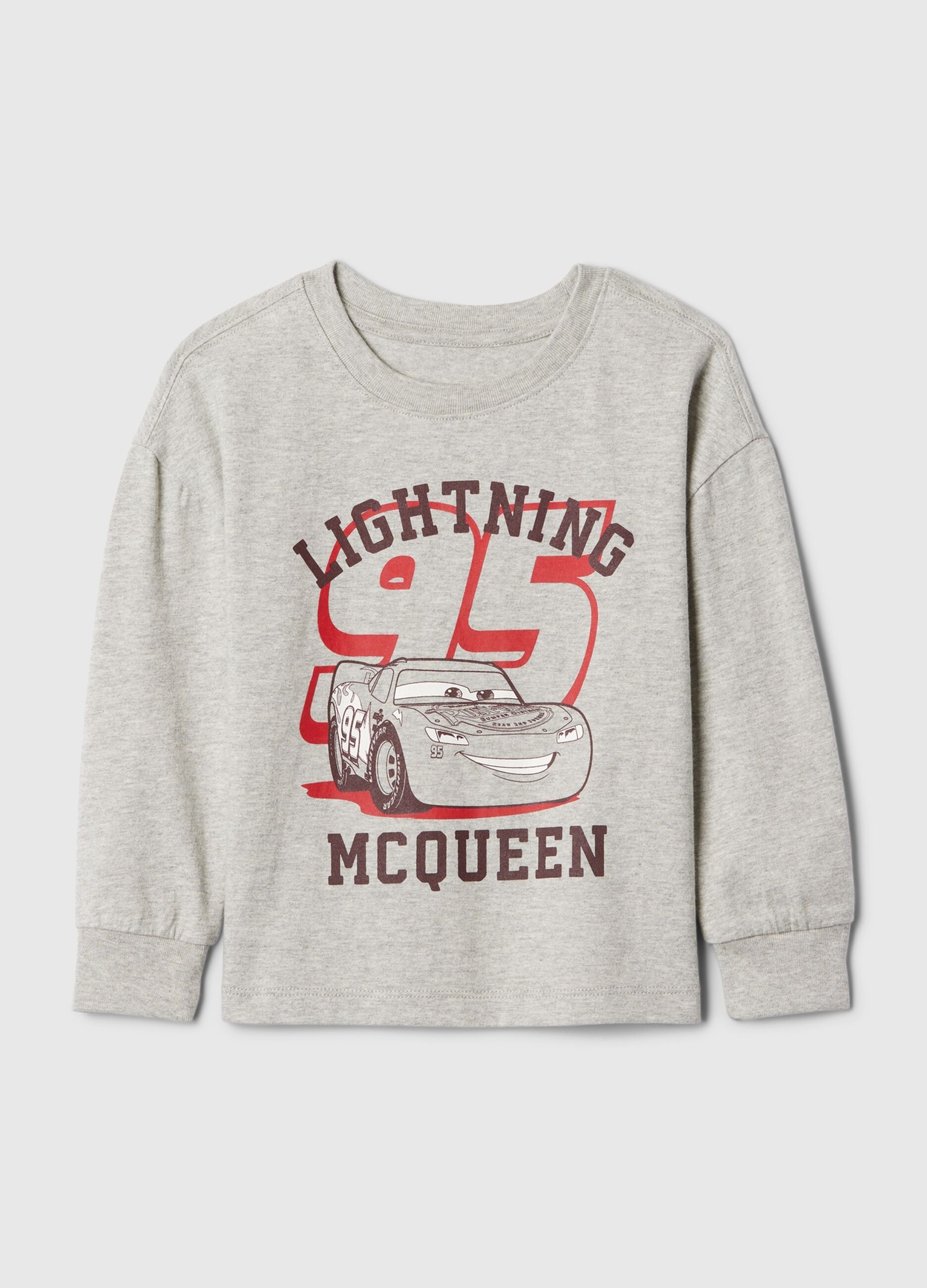 T-shirt in cotone con stampa Saetta McQueen