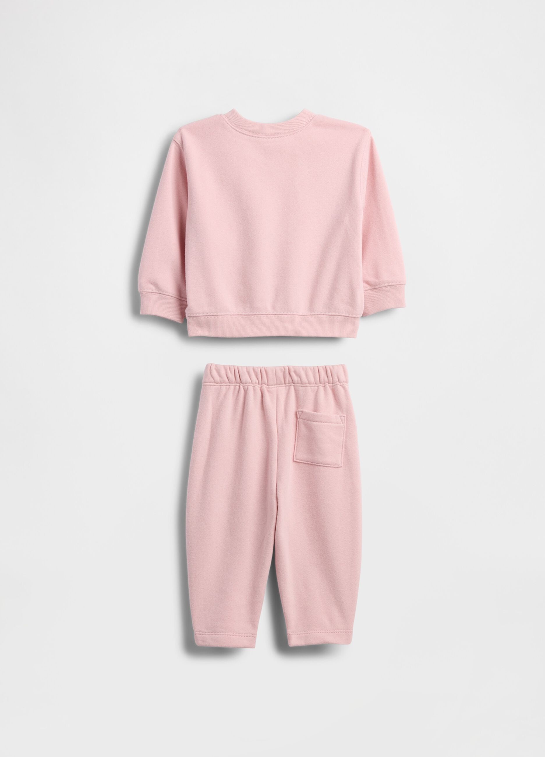 Set rosa per neonato in misto cotone_1