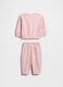 Set rosa per neonato in misto cotone_1