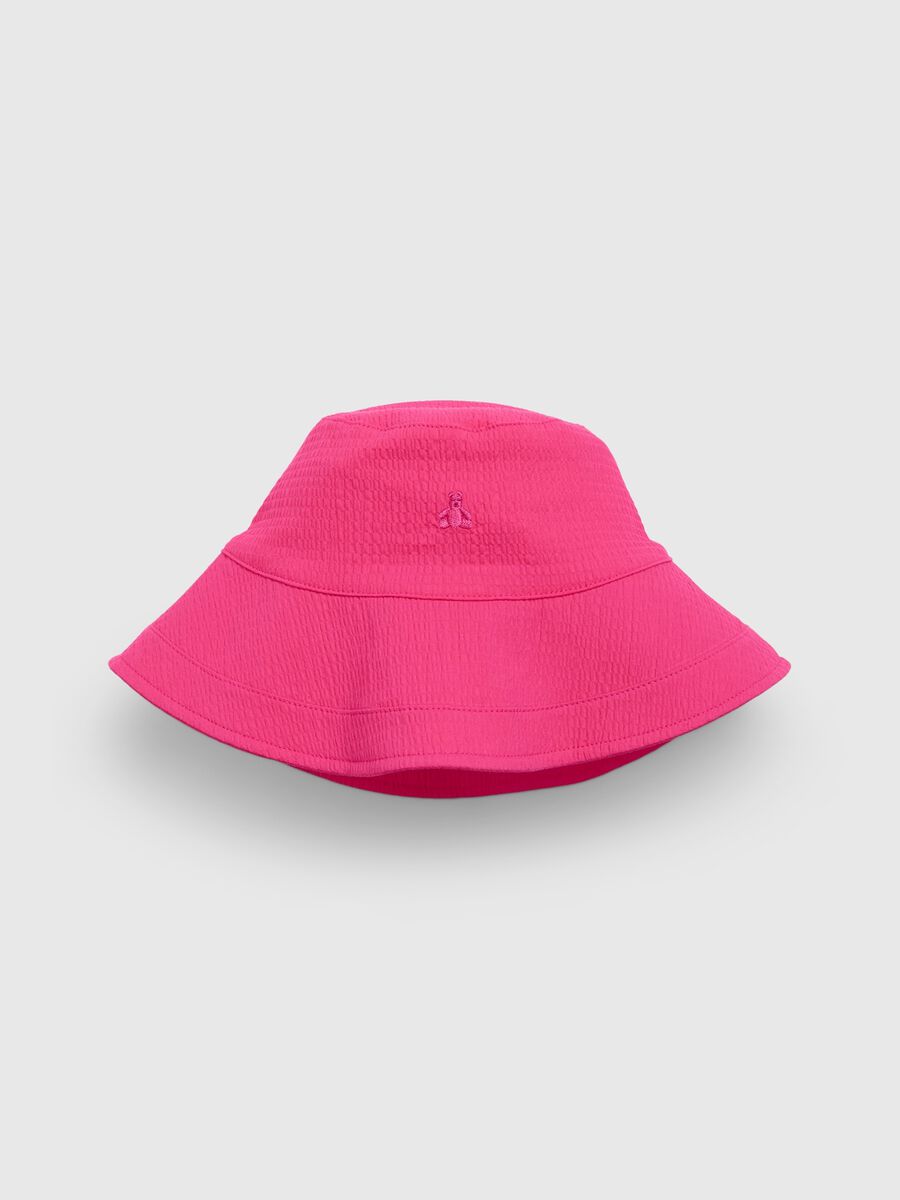 Fishing hat with teddy bear embroidery Baby Girl_0