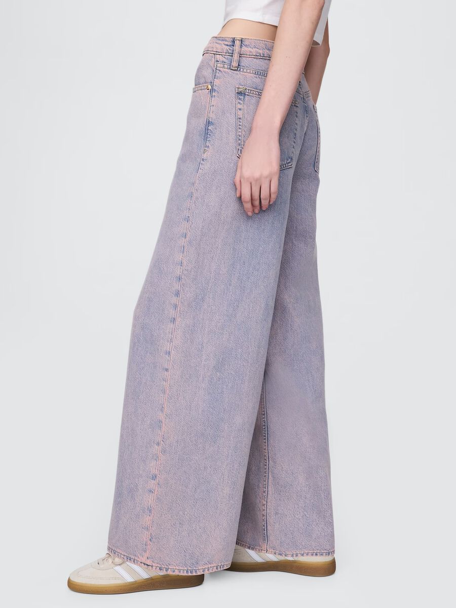 Pantaloni a gamba larga in cotone e Lyocell Donna_6