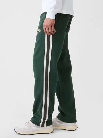 Joggers with striped bands and Athletic logo embroidery_3