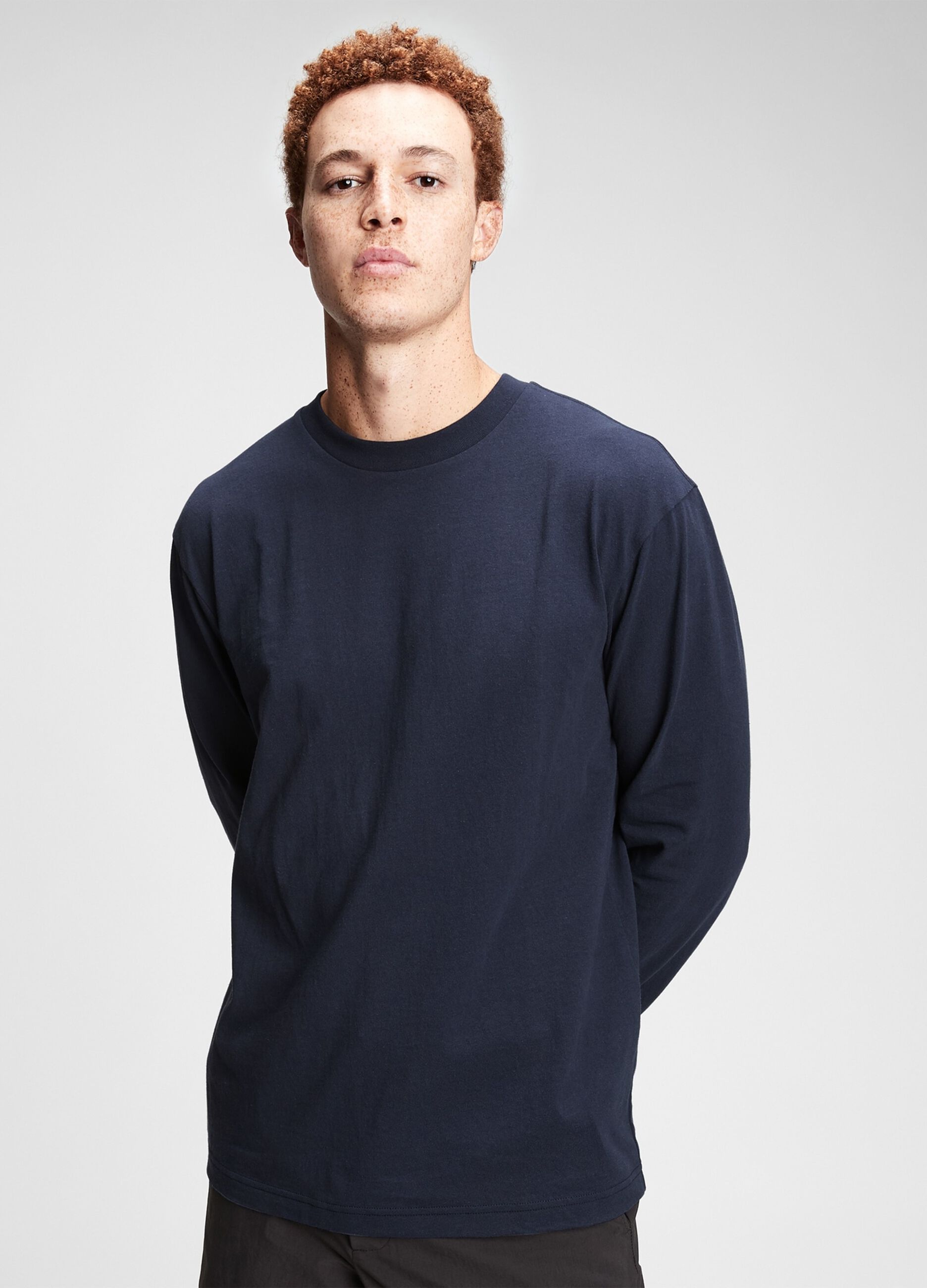 Long-sleeved T-shirt in cotton