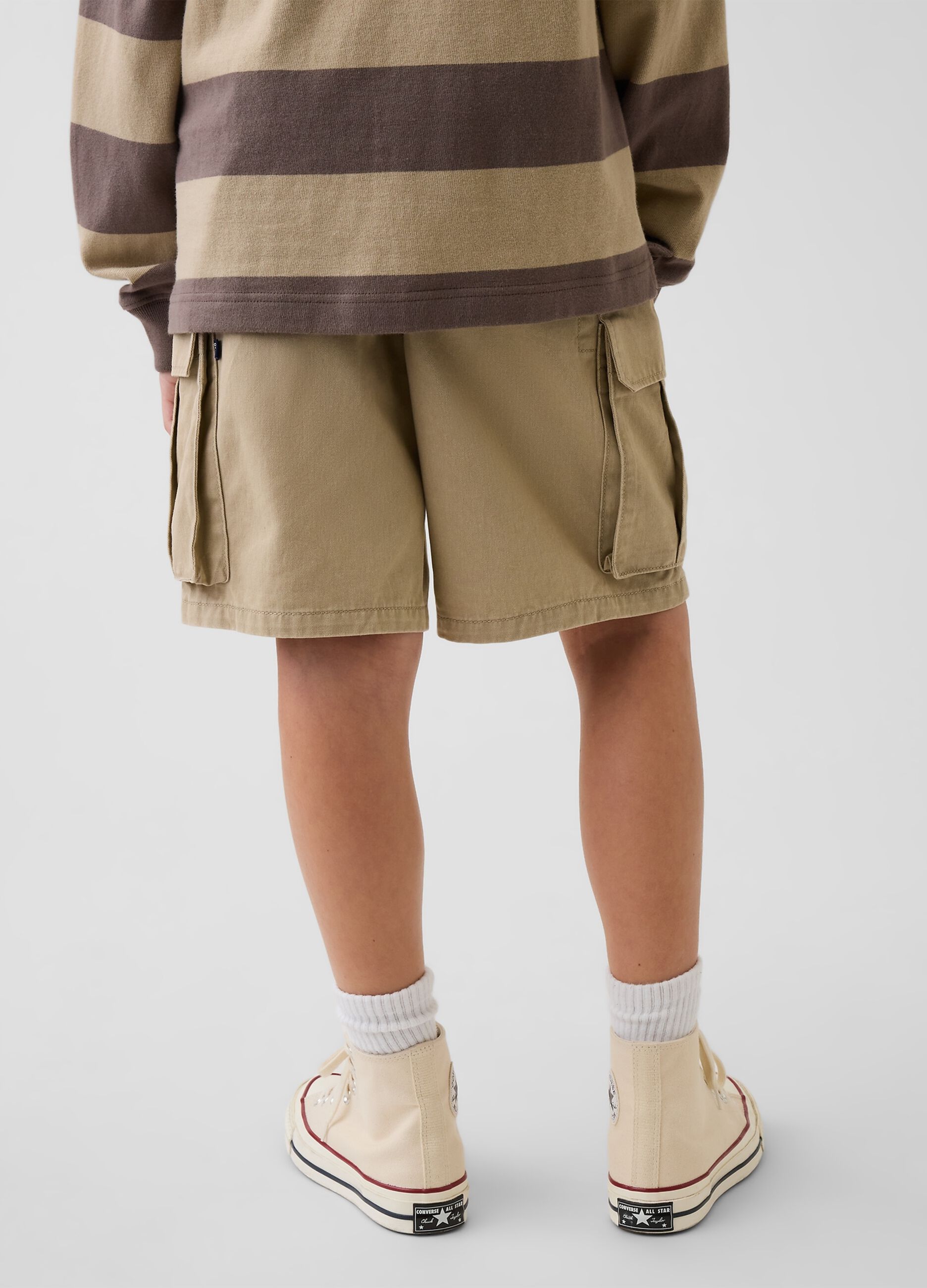 Shorts cargo in puro cotone