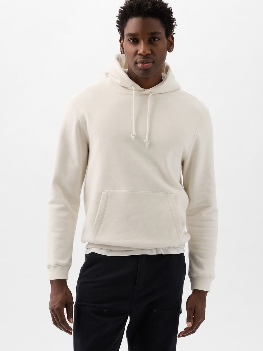 Sweatshirt with hood and pocket Man_0