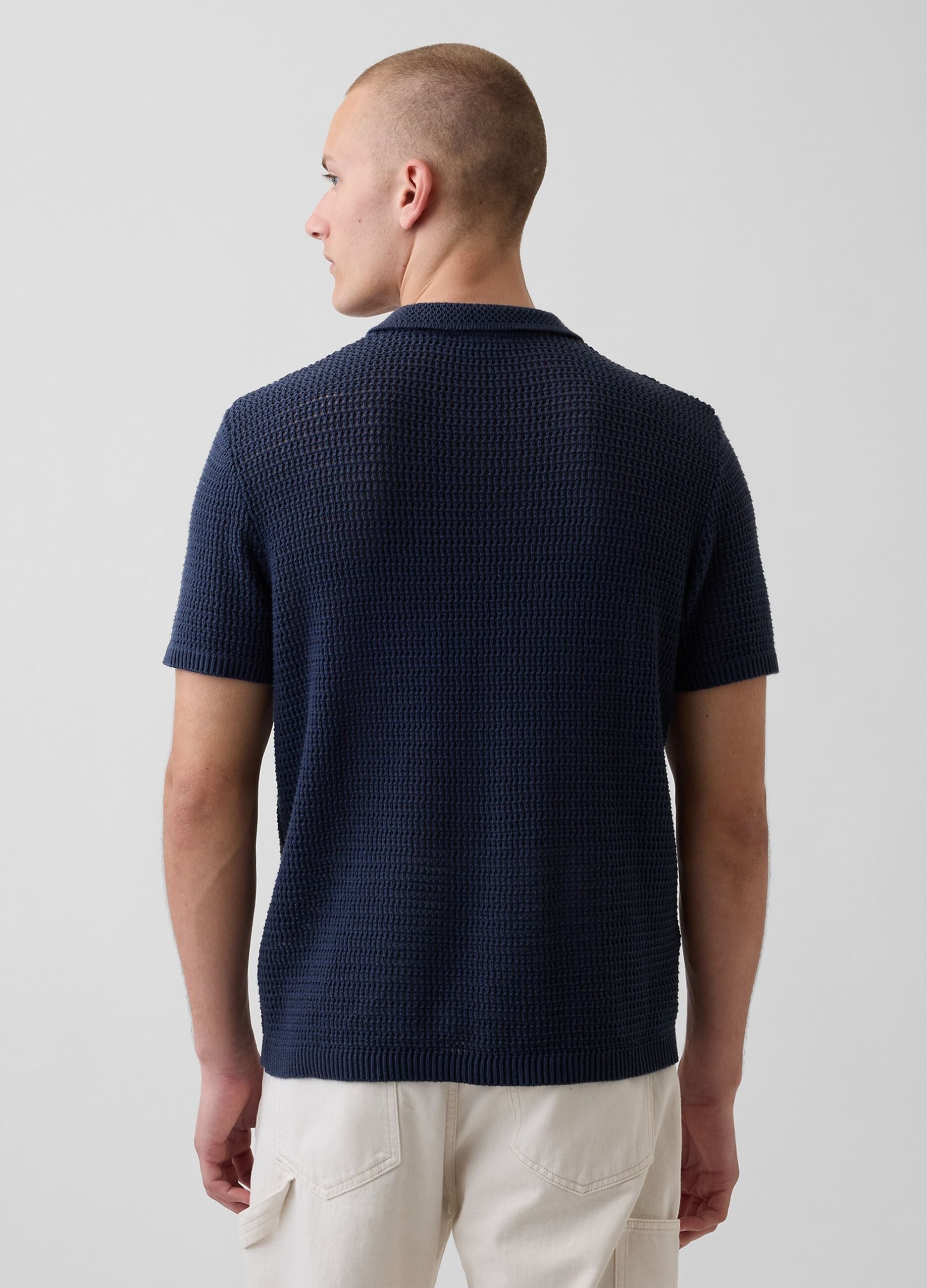 Polo in puro cotone a maniche corte
