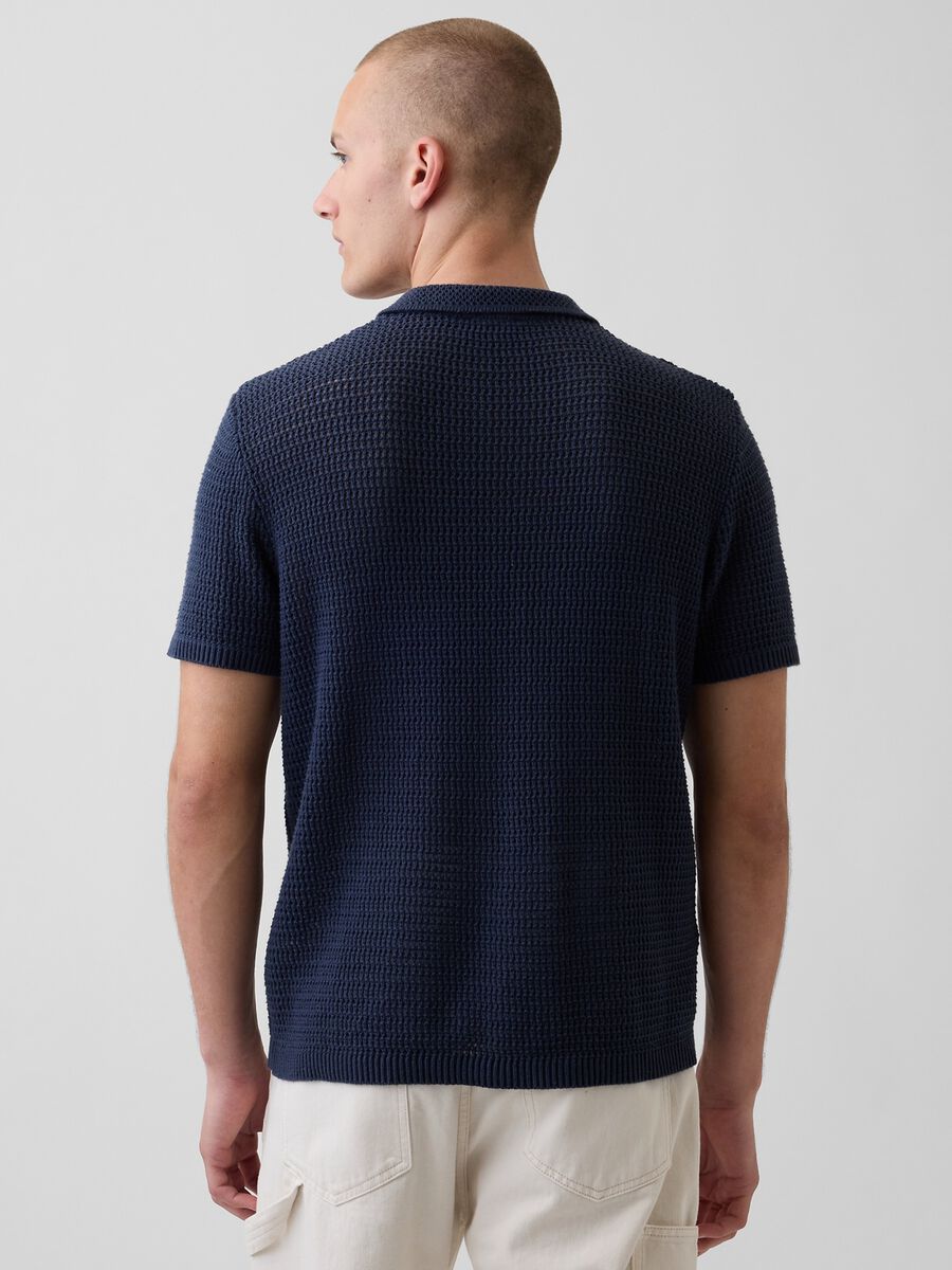 Polo in puro cotone a maniche corte Uomo_1