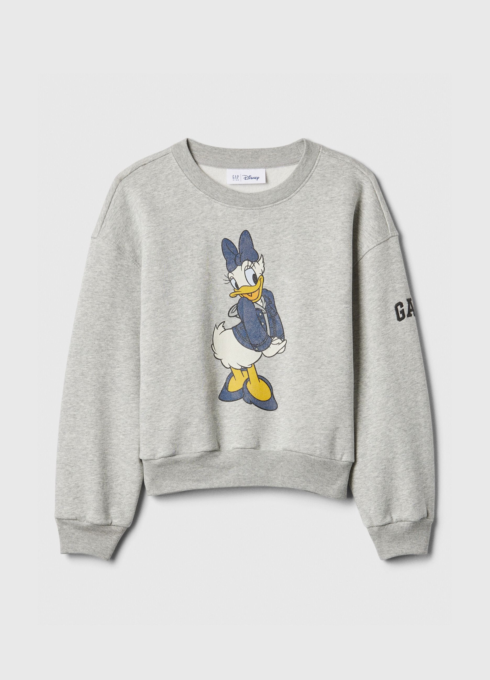 Sweatshirt with Daisy Duck print and embroidered logo