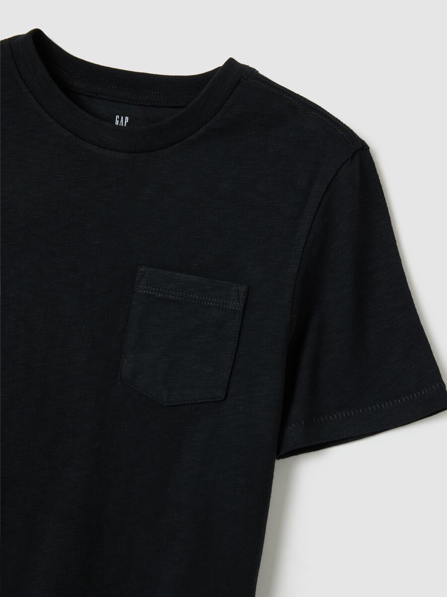 T-shirt in cotone con tasca Bambino_3