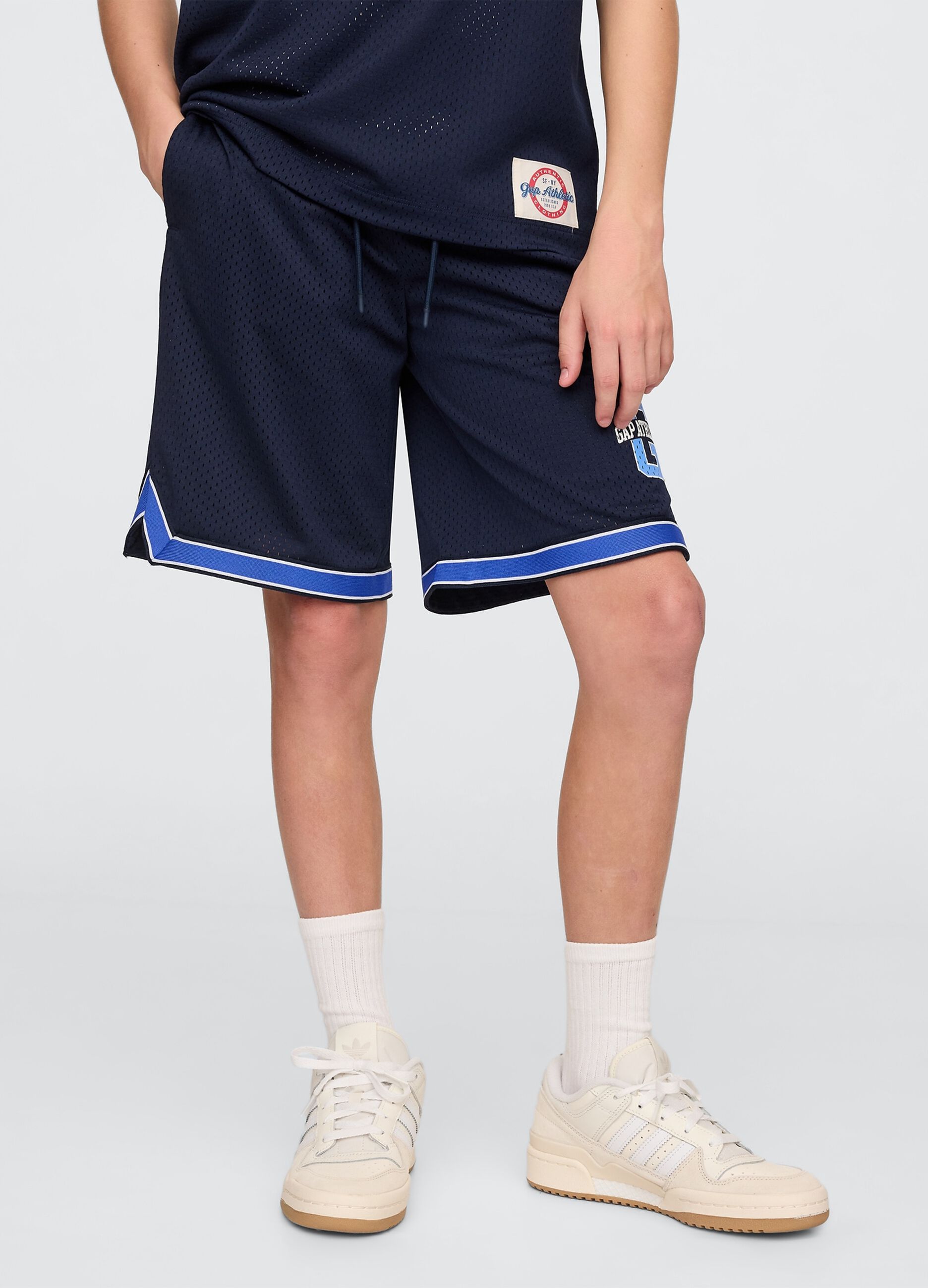 Shorts blu Gap Kids in tessuto knit_1